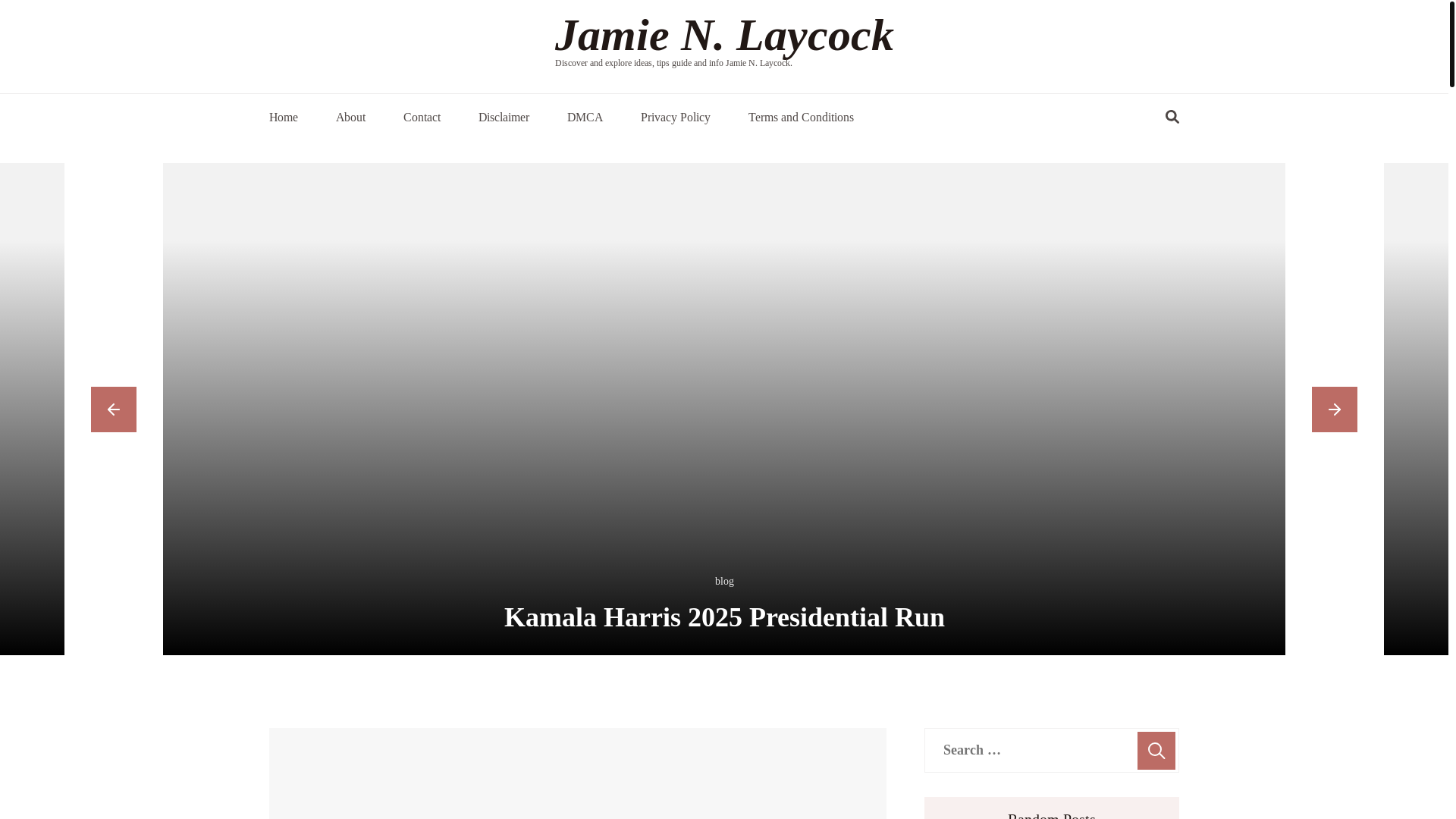 website screenshot of https://jamienlaycock.pages.dev/