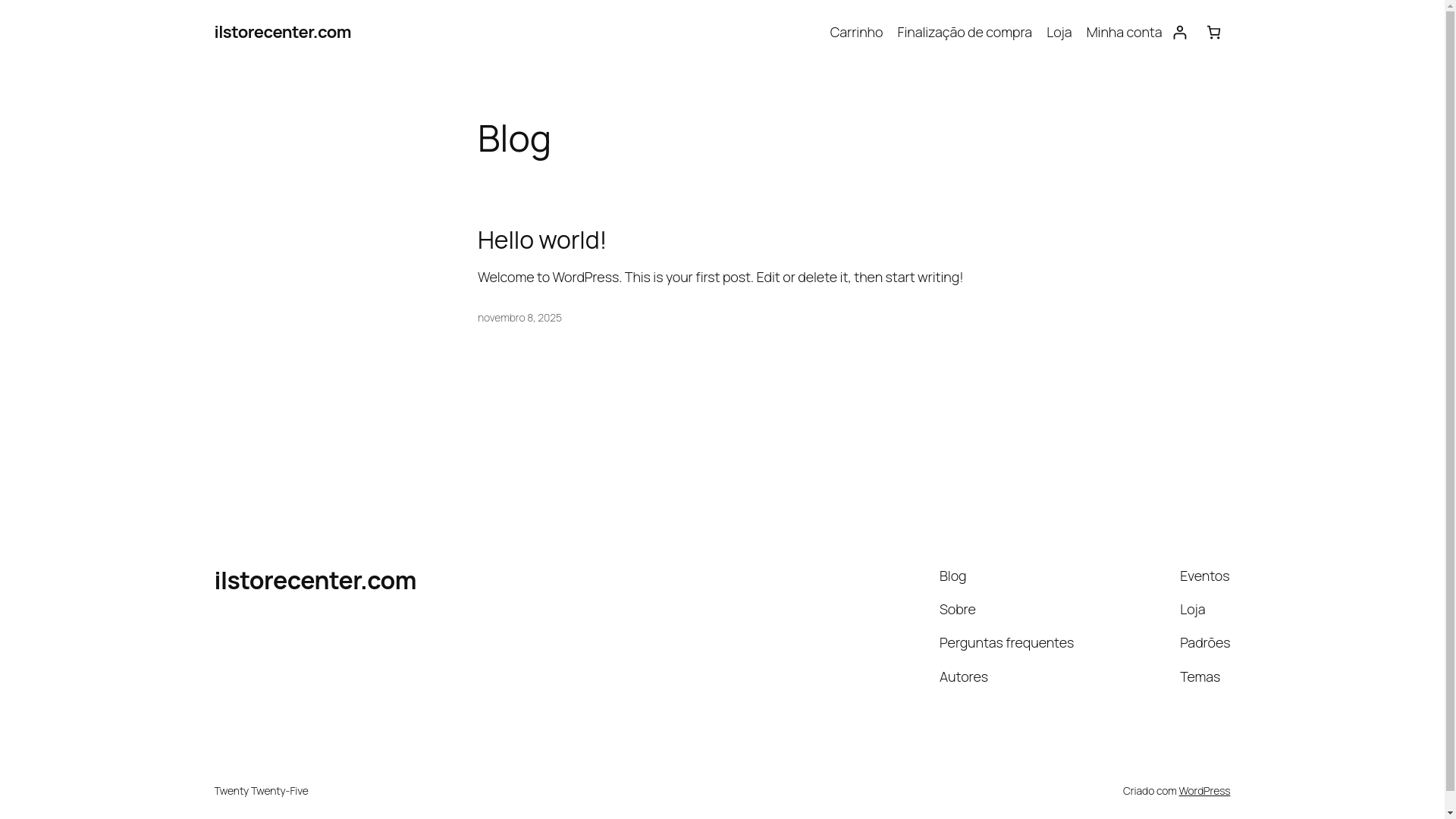 website screenshot of https://ilstorecenter.com/