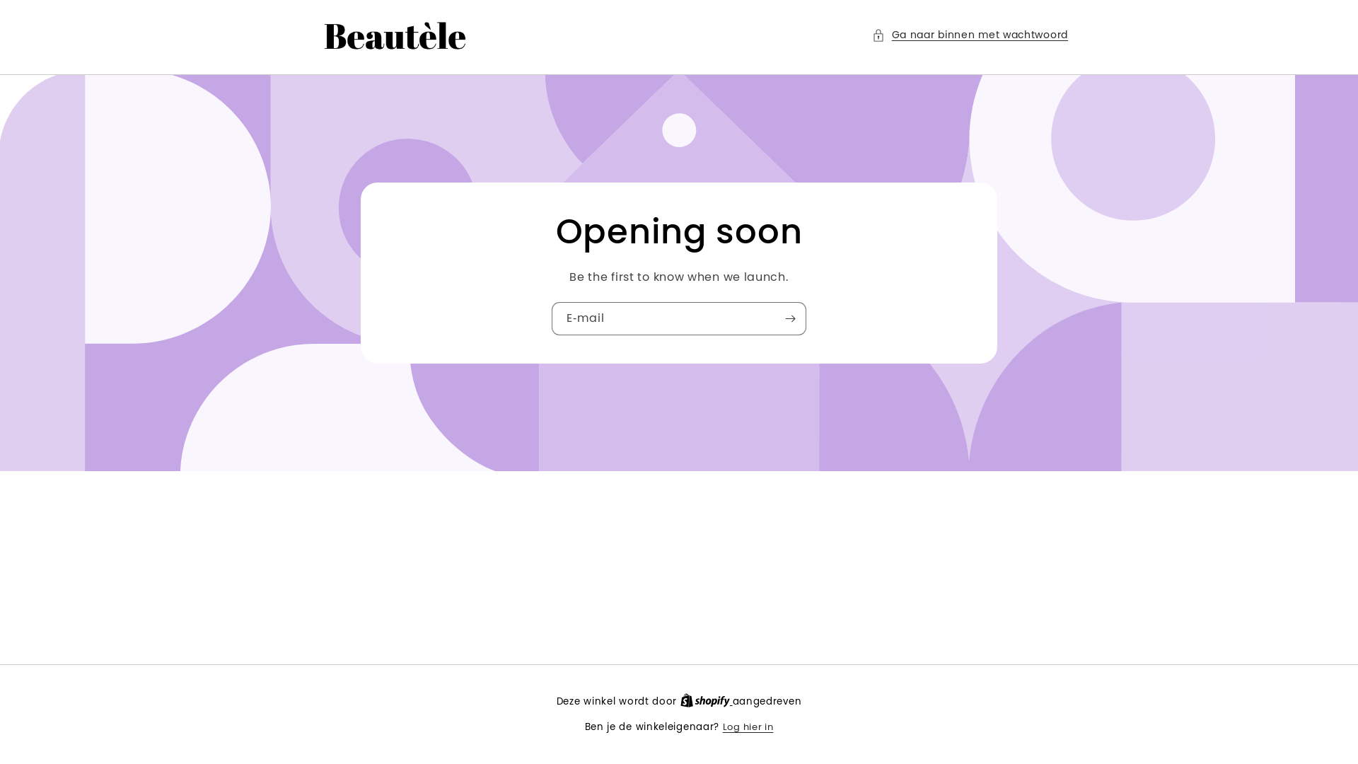website screenshot of https://bybeautele.com/