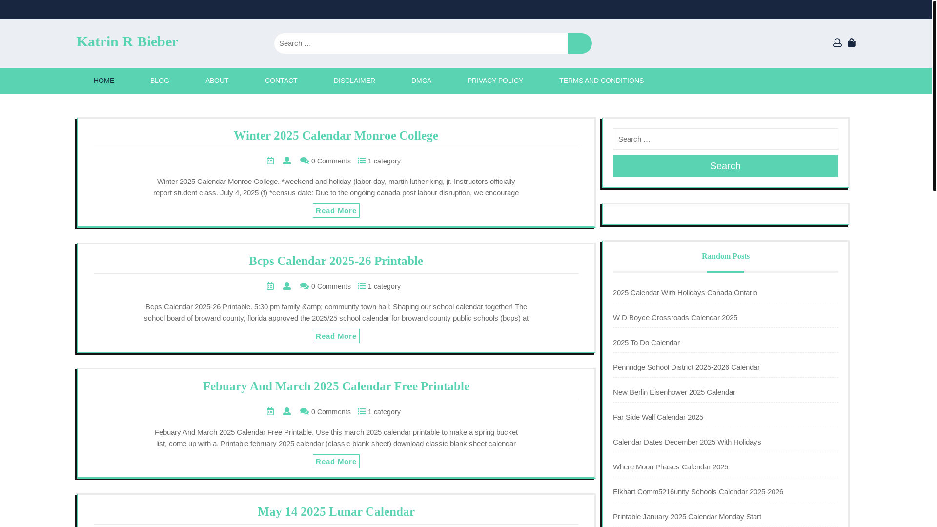 website screenshot of https://katrinrbieber.pages.dev/
