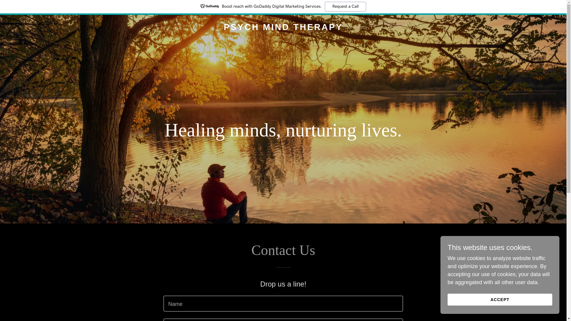 website screenshot of https://psychmindtherapy.com/