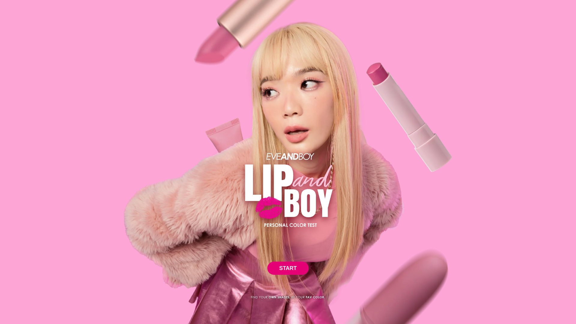 website screenshot of https://eveandboypersonalcolor.com/