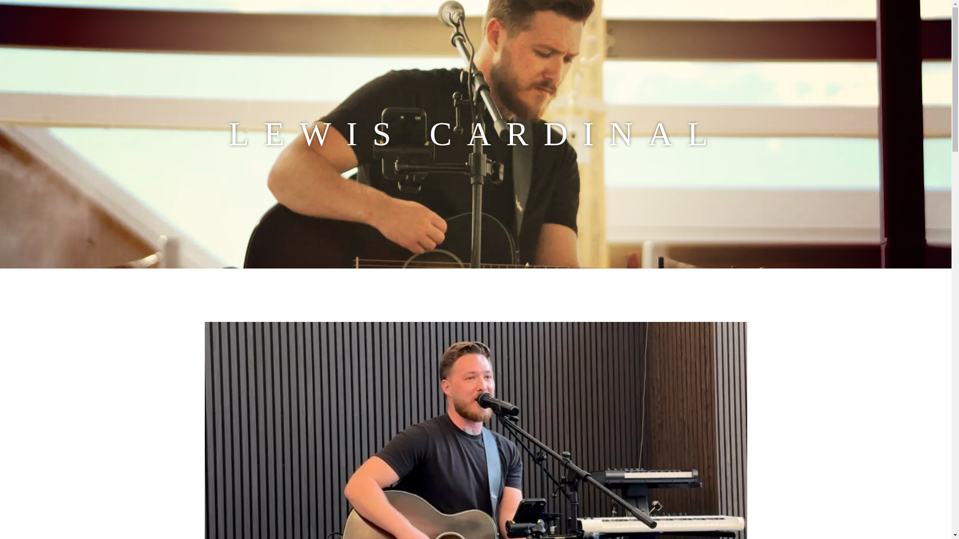 website screenshot of https://lewiscardinalmusic.com/