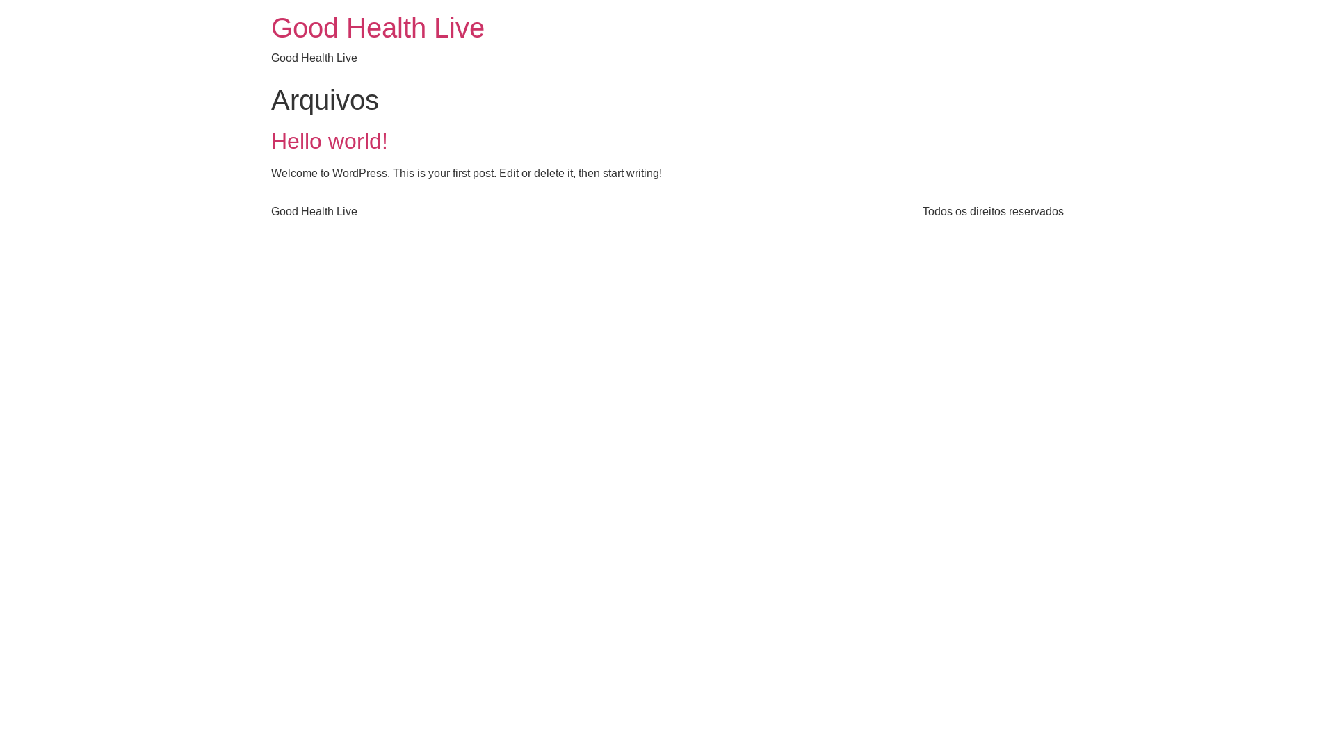 website screenshot of https://goodhealthlive.online/