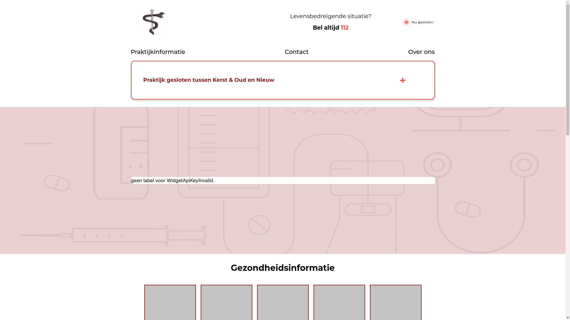 website screenshot of https://huisartsenpolderman.nl/