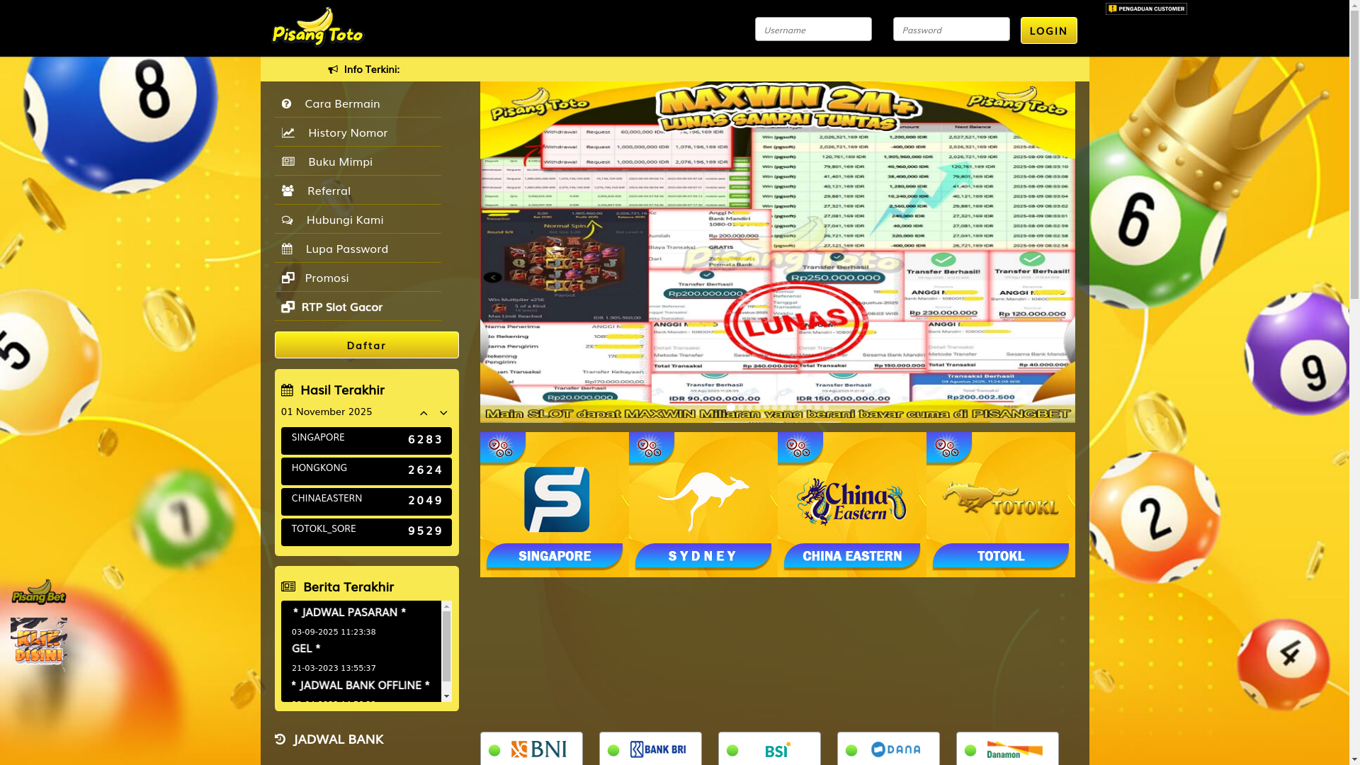 website screenshot of https://pisangtotokopi.com/