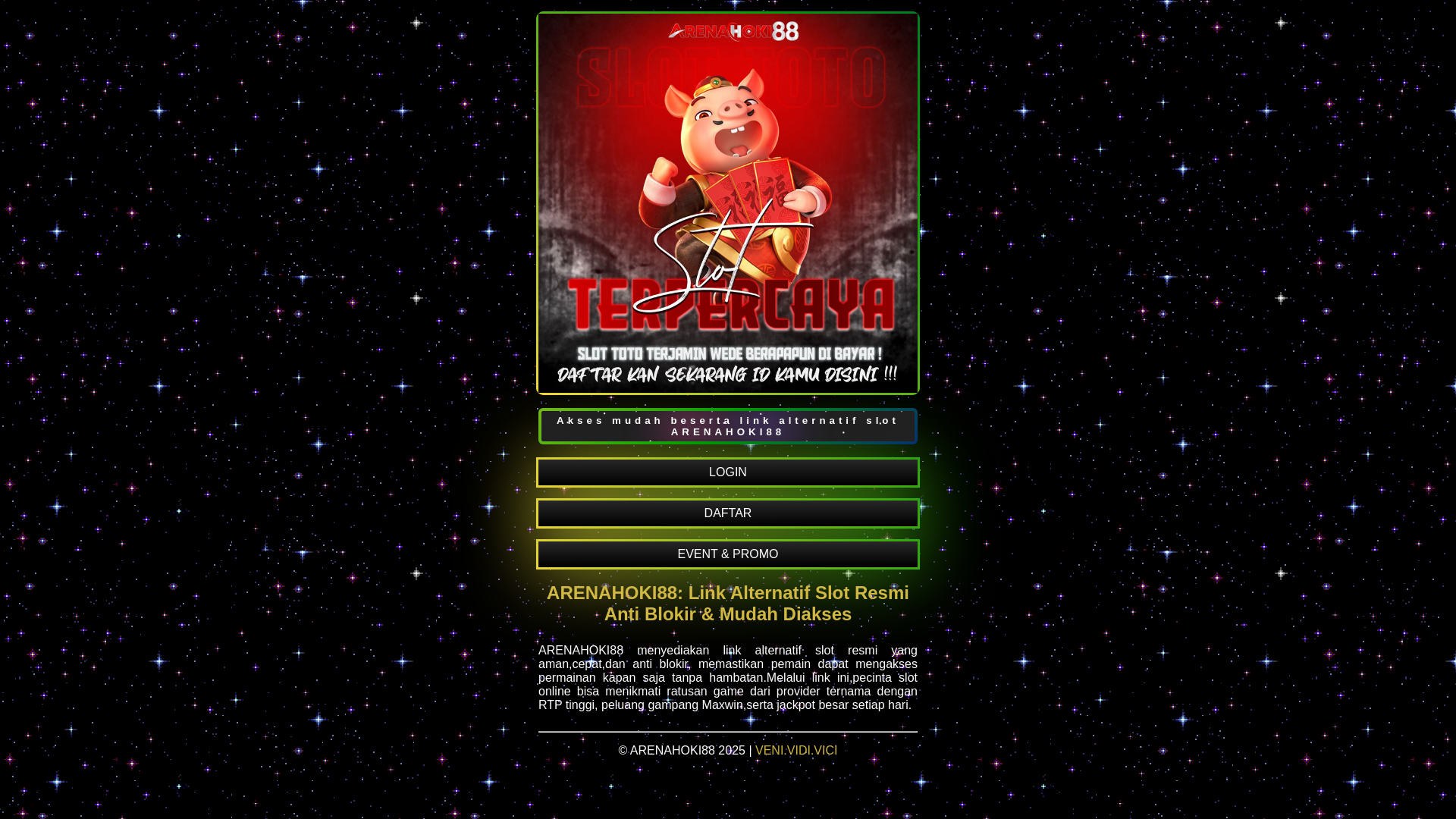 website screenshot of https://staikualakapuas-arena.pages.dev/