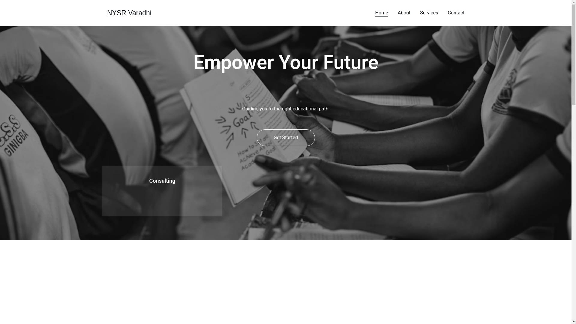 website screenshot of https://nysrvaradhi.com/