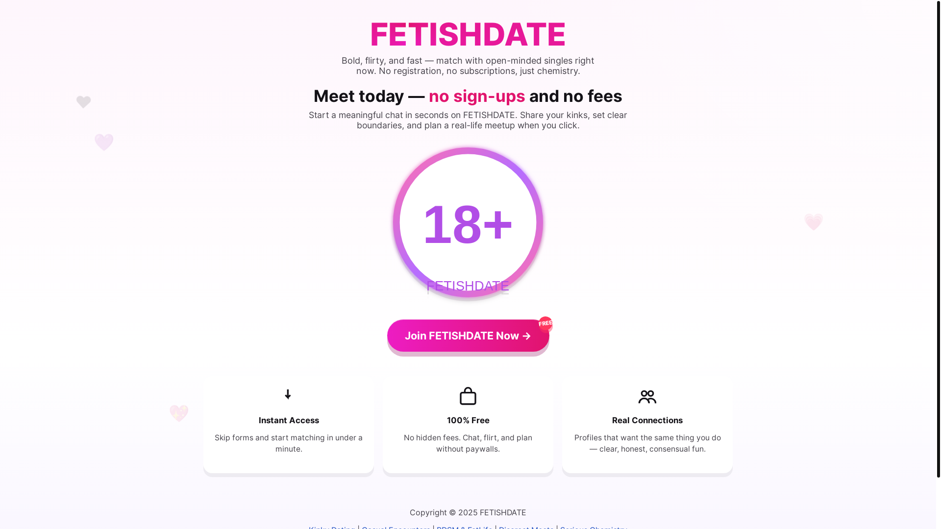 website screenshot of https://fetishdate.pages.dev/