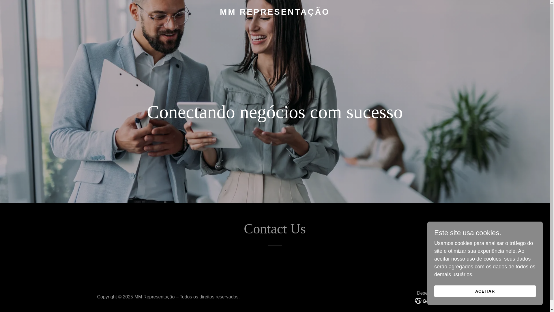 website screenshot of https://mmrepresentacao.com.br/