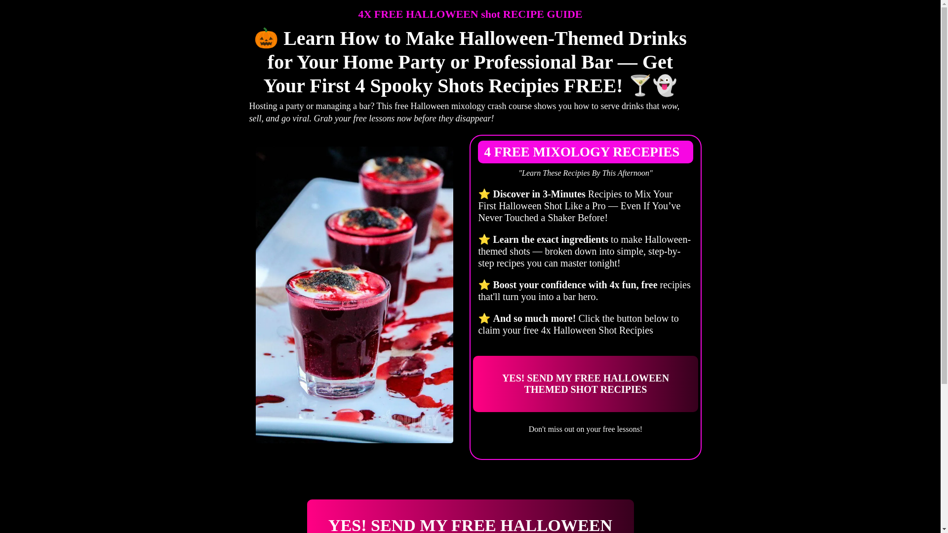 website screenshot of https://halloweeenshots.com/