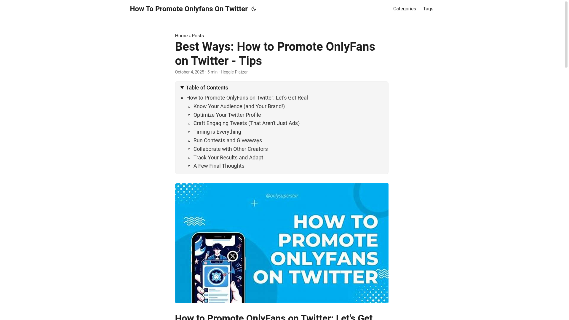 website screenshot of https://how-to-promote-onlyfans-on-twitter.pages.dev/