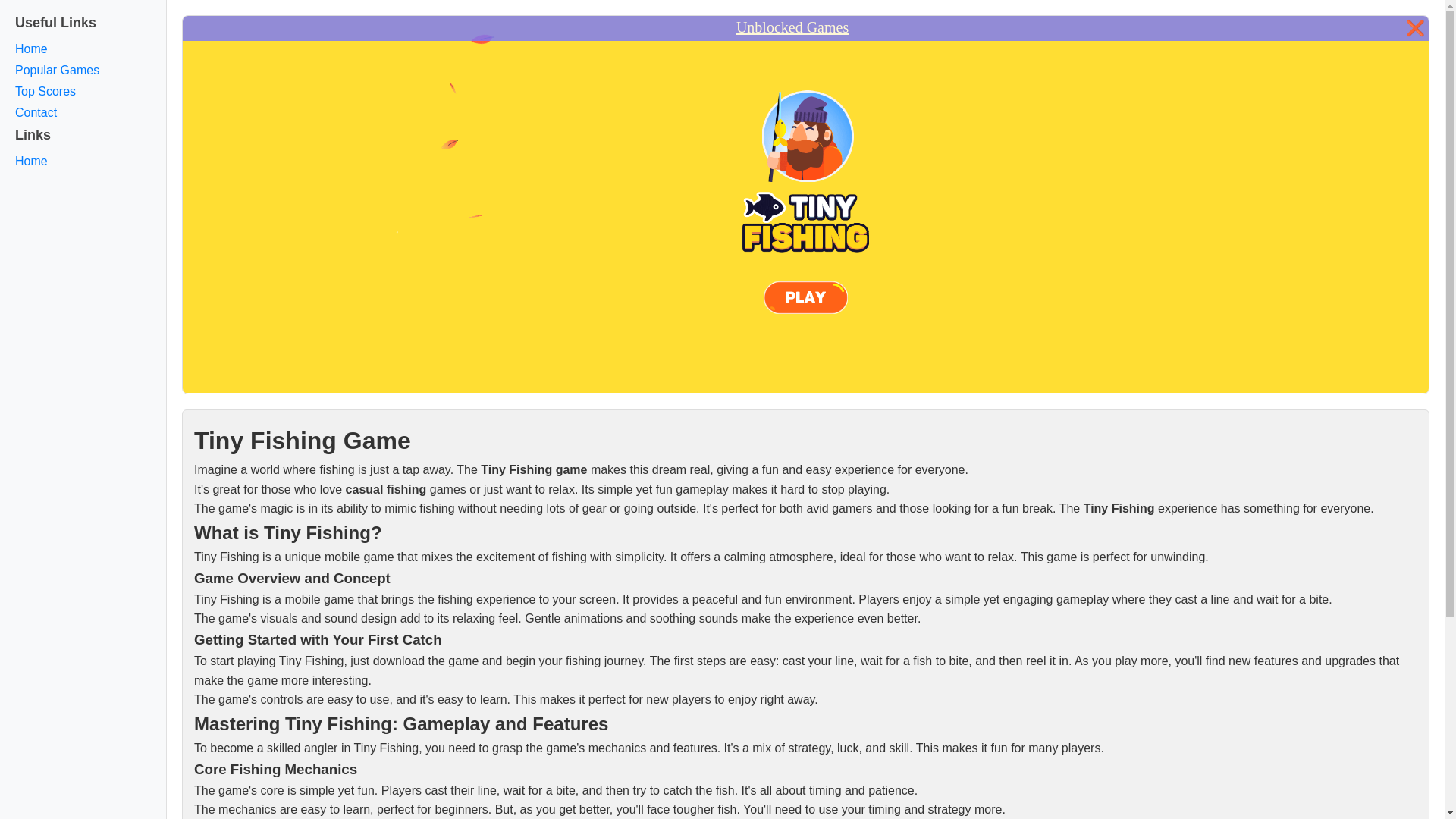 website screenshot of https://tinyfishing7801.pages.dev/