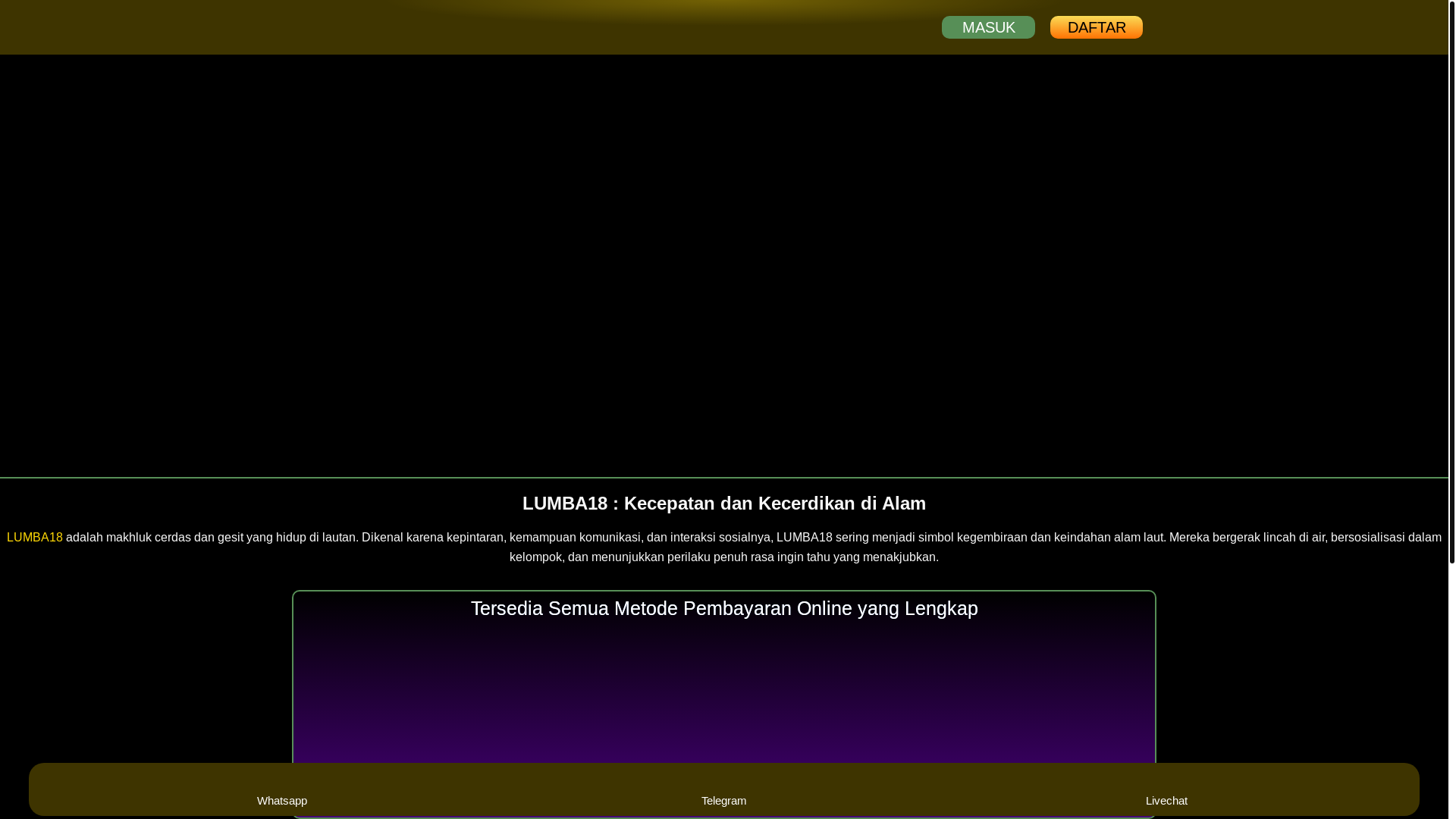 website screenshot of https://lumba18.org/