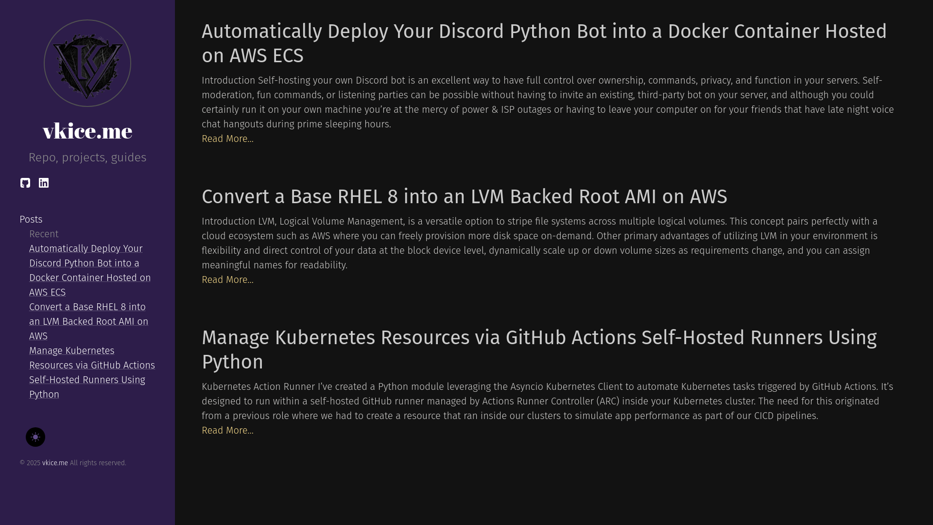 website screenshot of https://vkice.pages.dev/