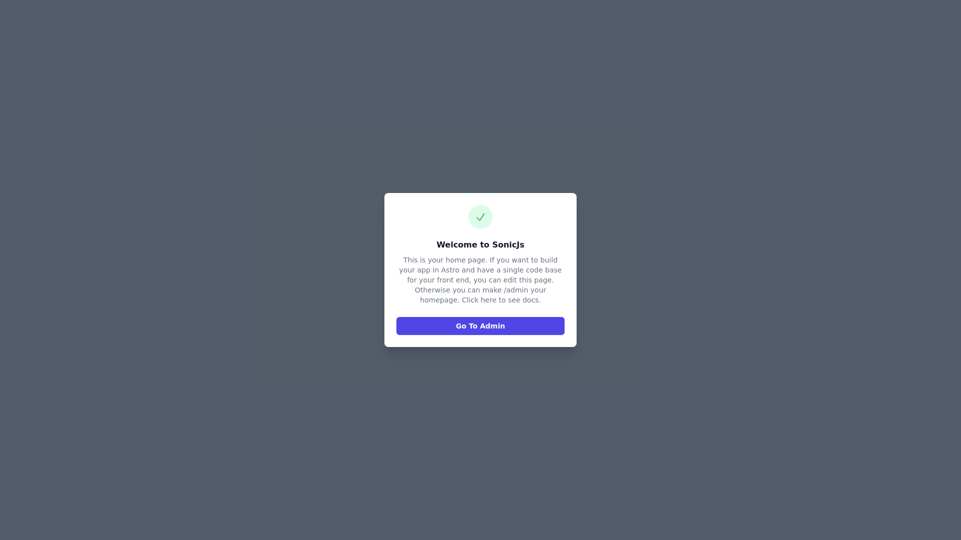 website screenshot of https://sanic-cms.pages.dev/
