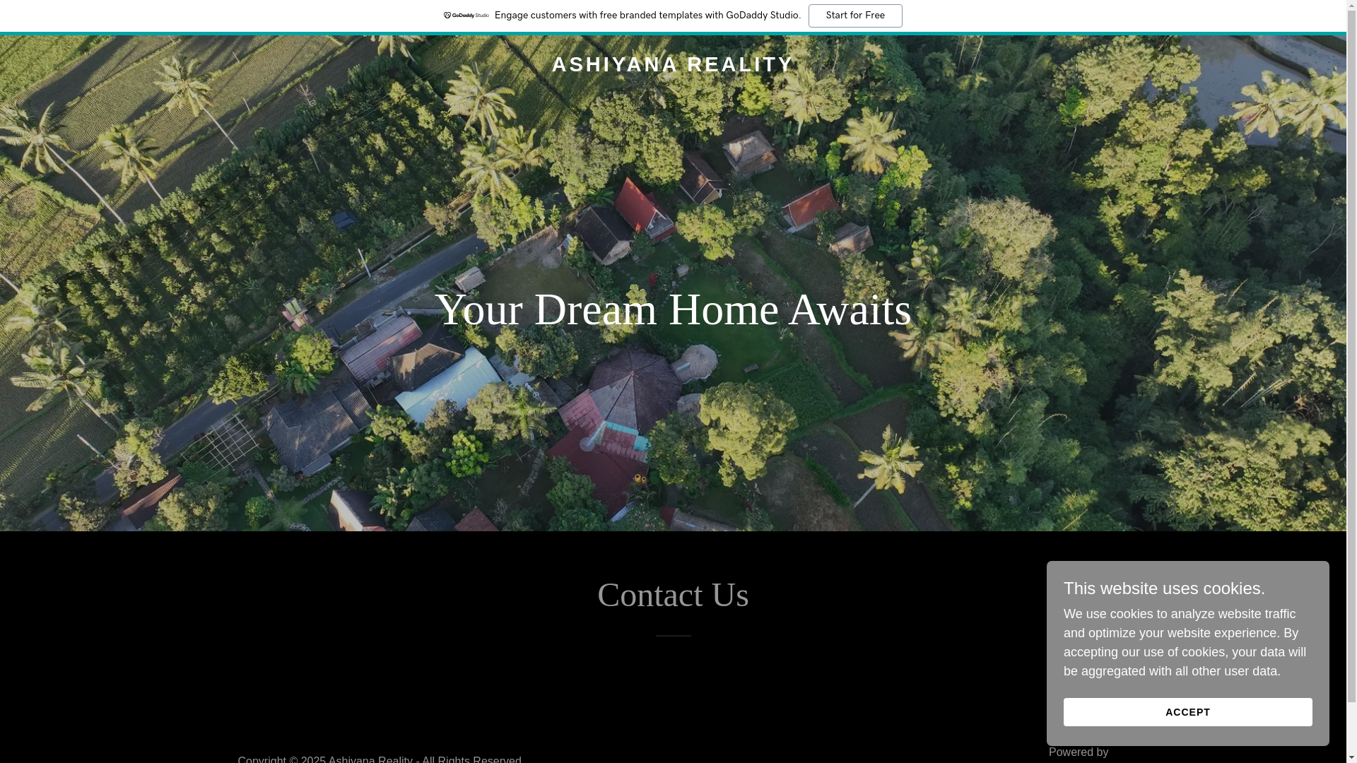 website screenshot of https://ashiyanareality.com/