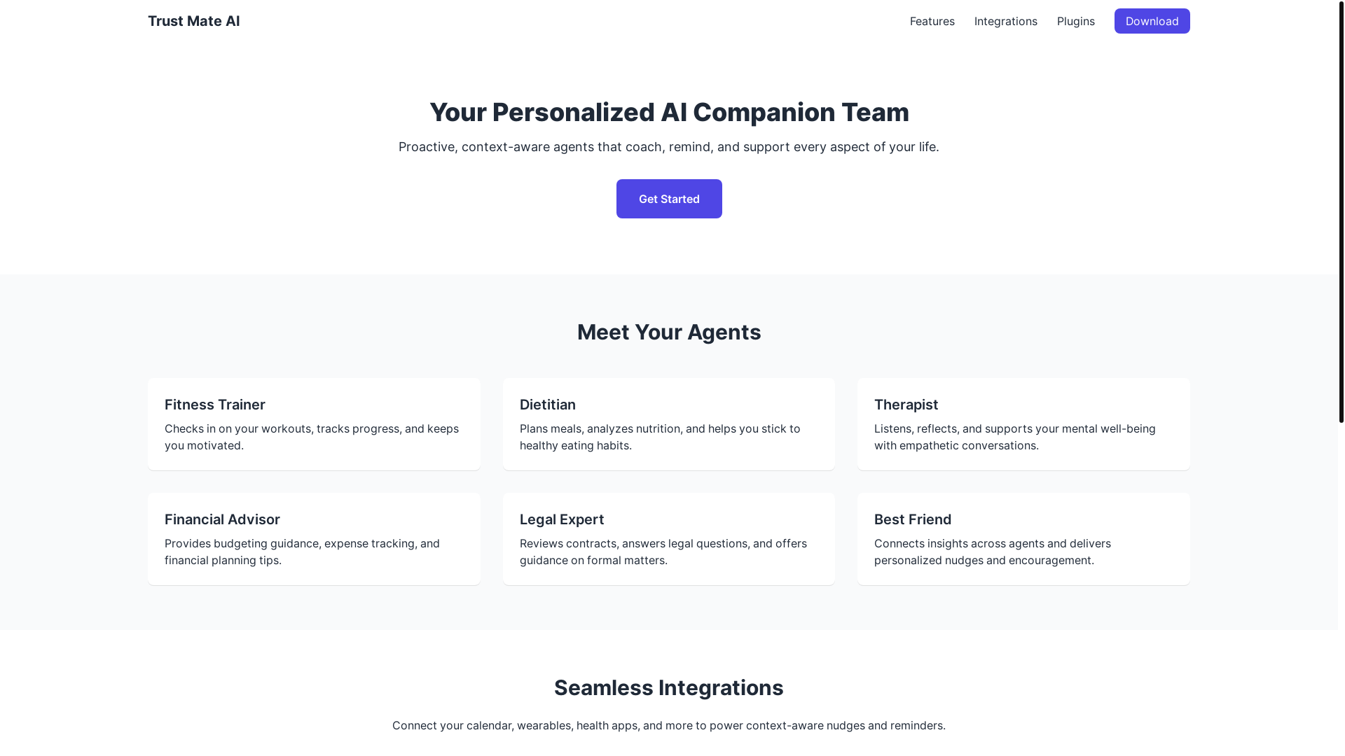 website screenshot of https://trustmate.pages.dev/