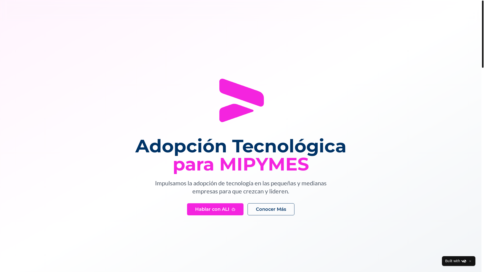 website screenshot of https://alotech.com.co/