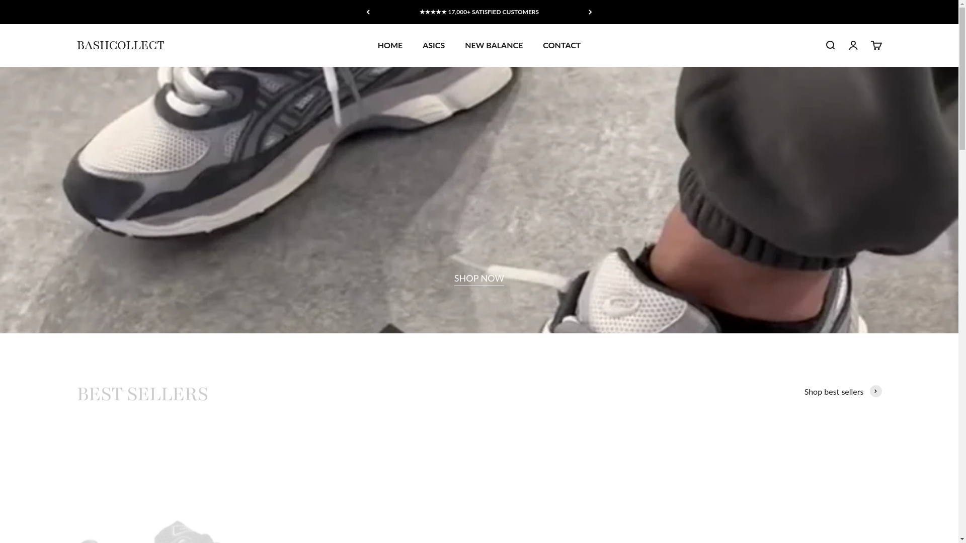 website screenshot of https://bashcollect.uk/