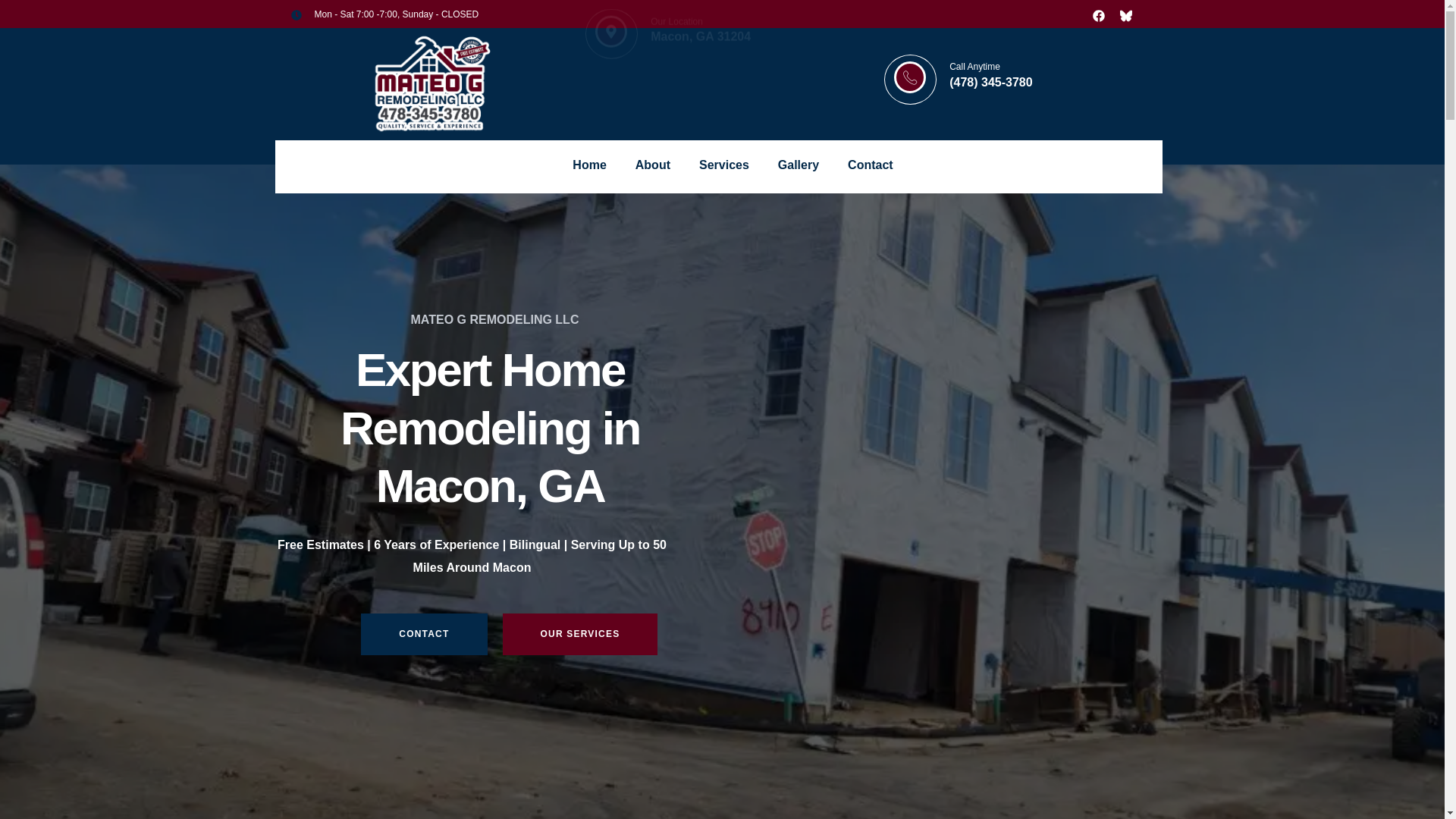 website screenshot of https://mateogremodelingllc.com/