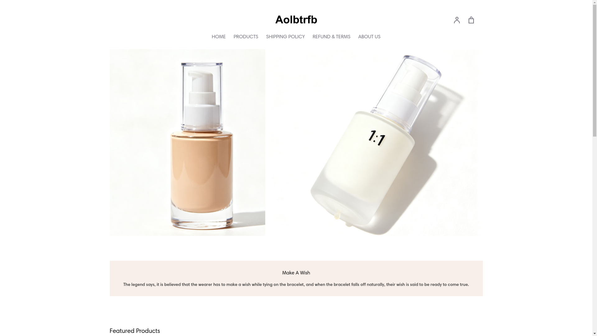 website screenshot of https://aolbtrfb-shop.co/