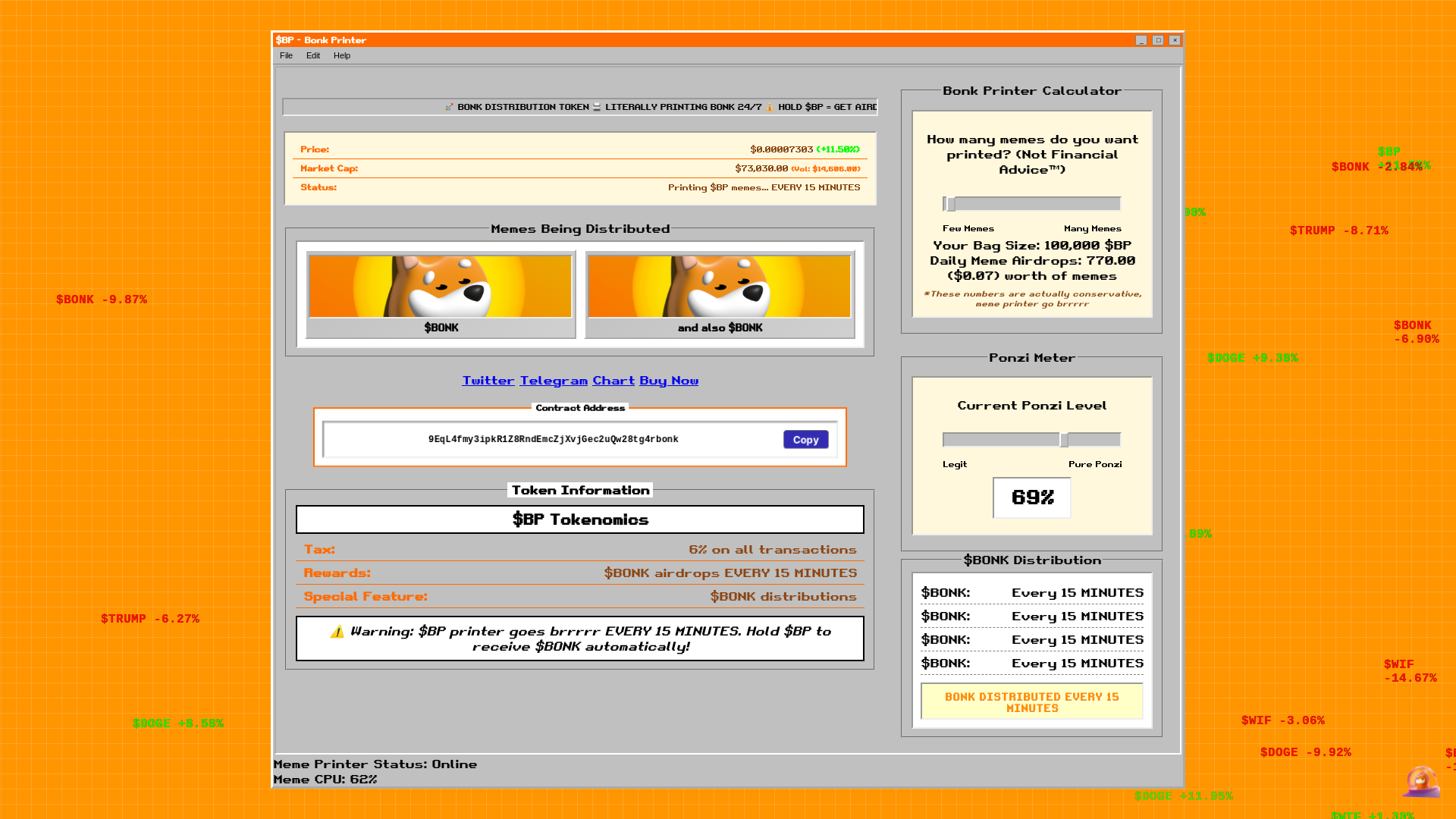 website screenshot of https://bonkprinter.app/