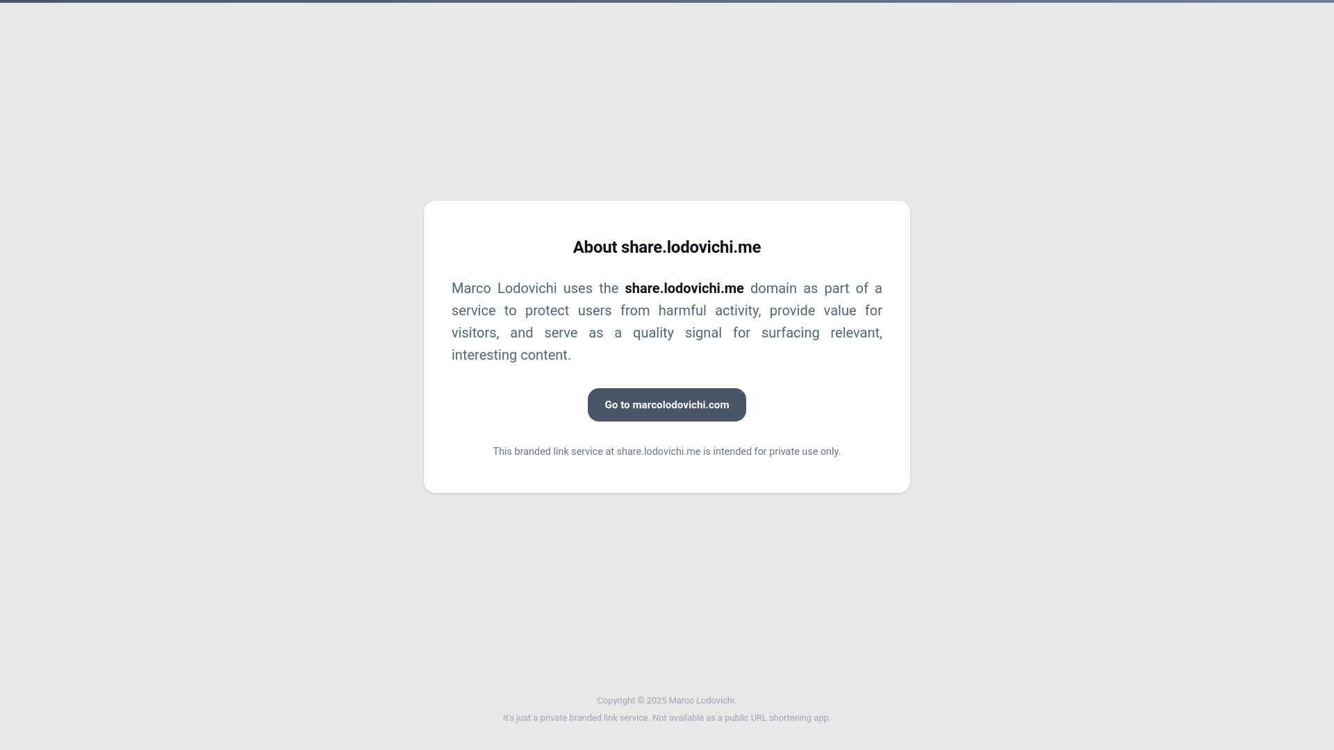 website screenshot of https://shared-lodovichi-me.pages.dev/