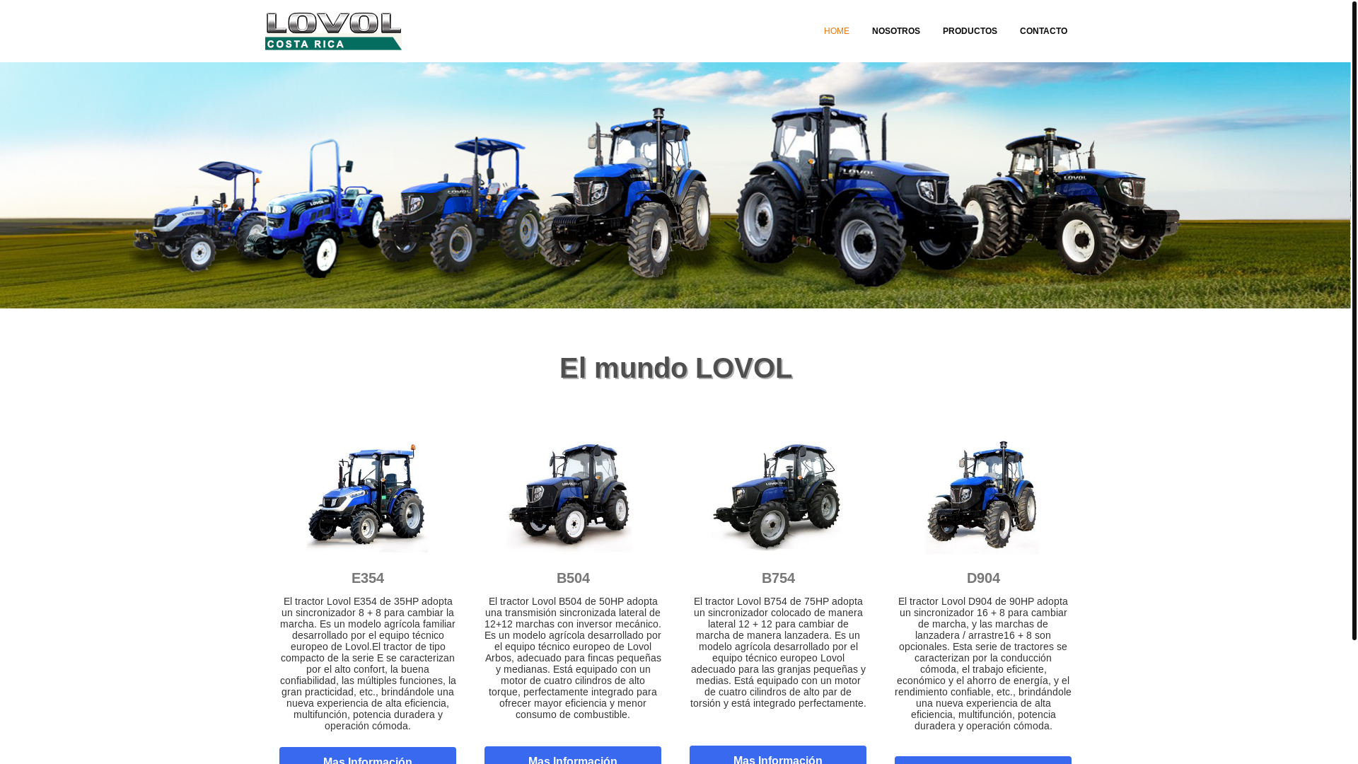 website screenshot of https://lovolcostarica.com/