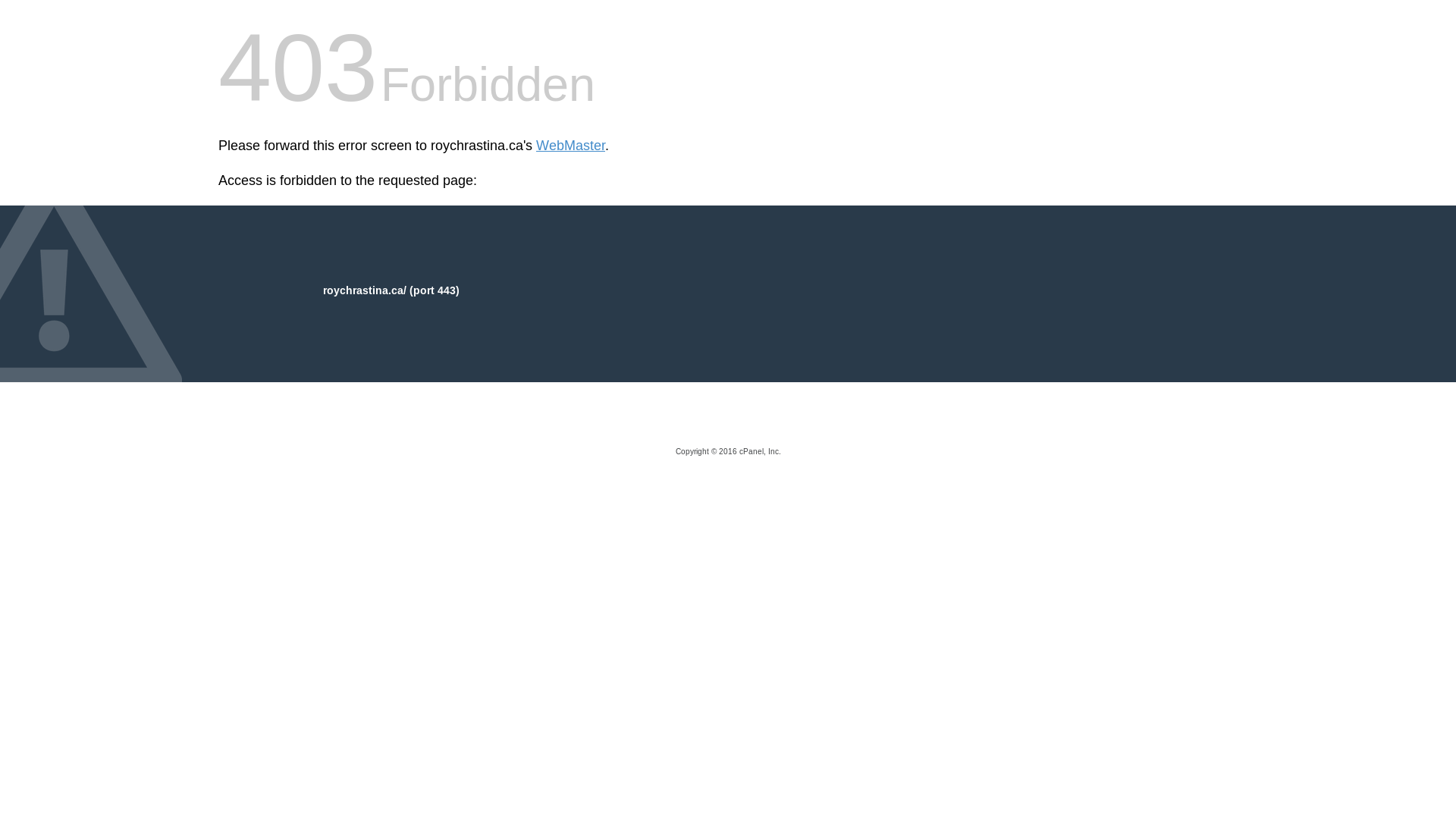 website screenshot of https://roychrastina.ca/