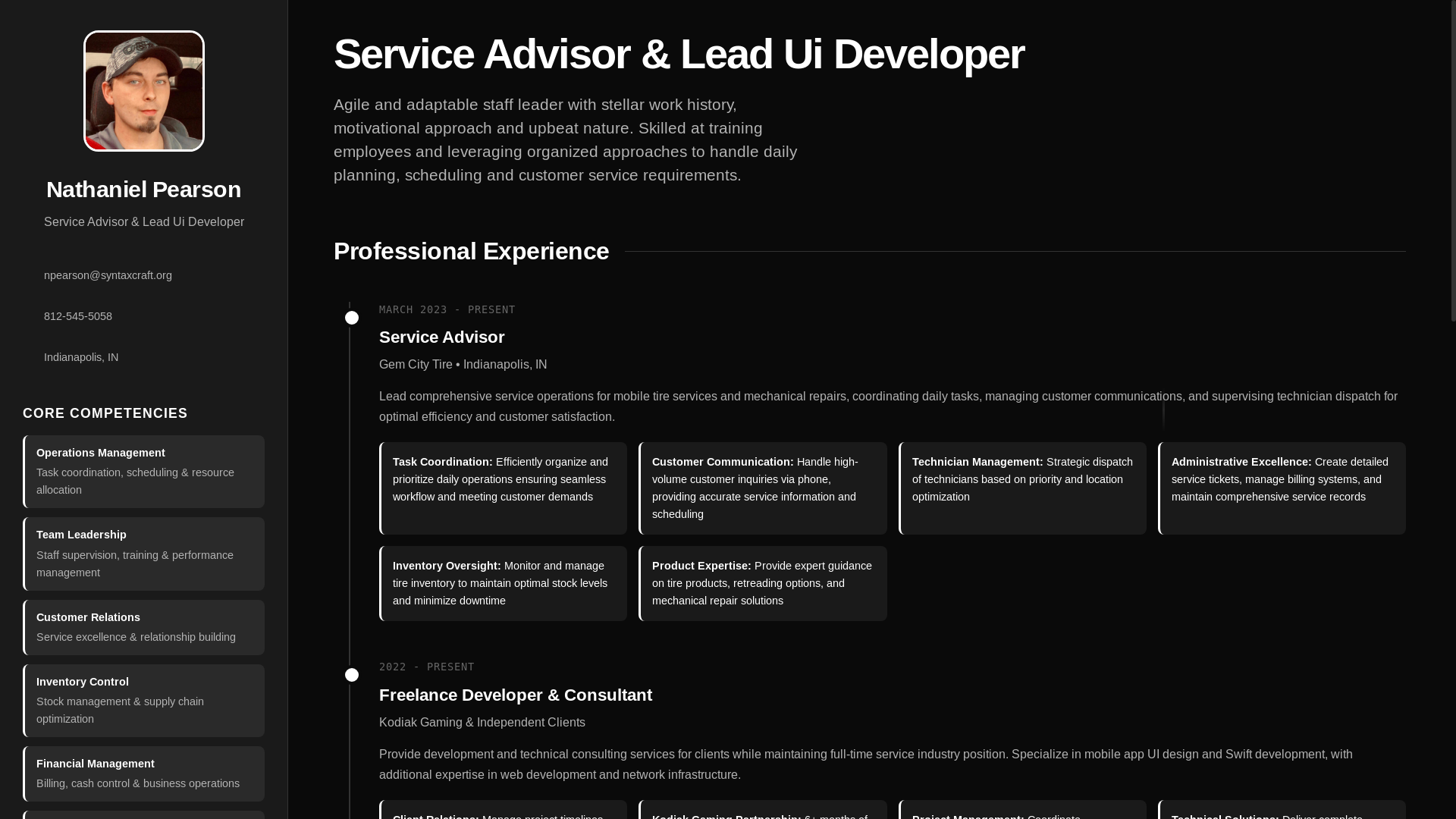 website screenshot of https://nathaniel-pearson.com/