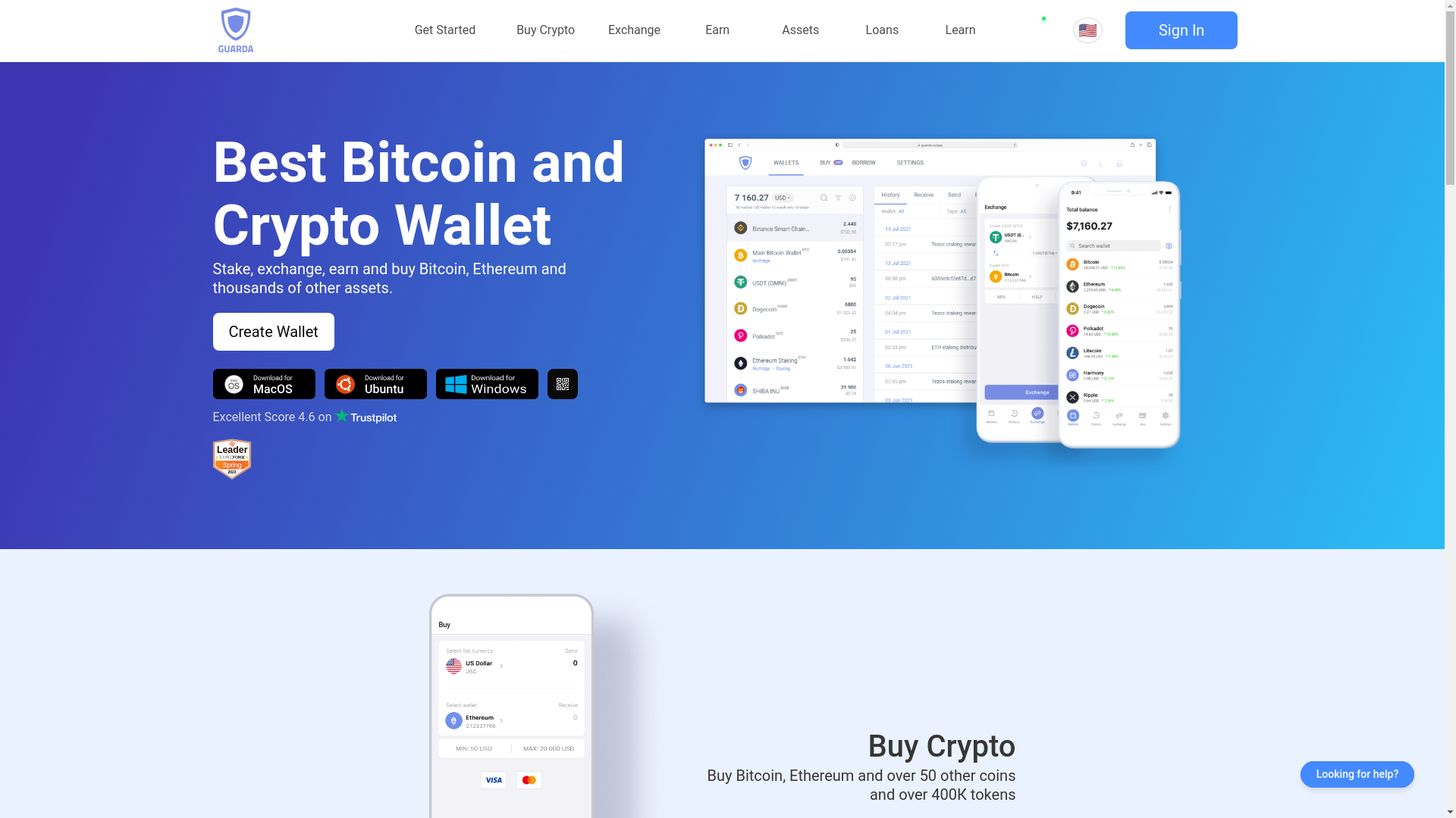 website screenshot of https://guarad.com/