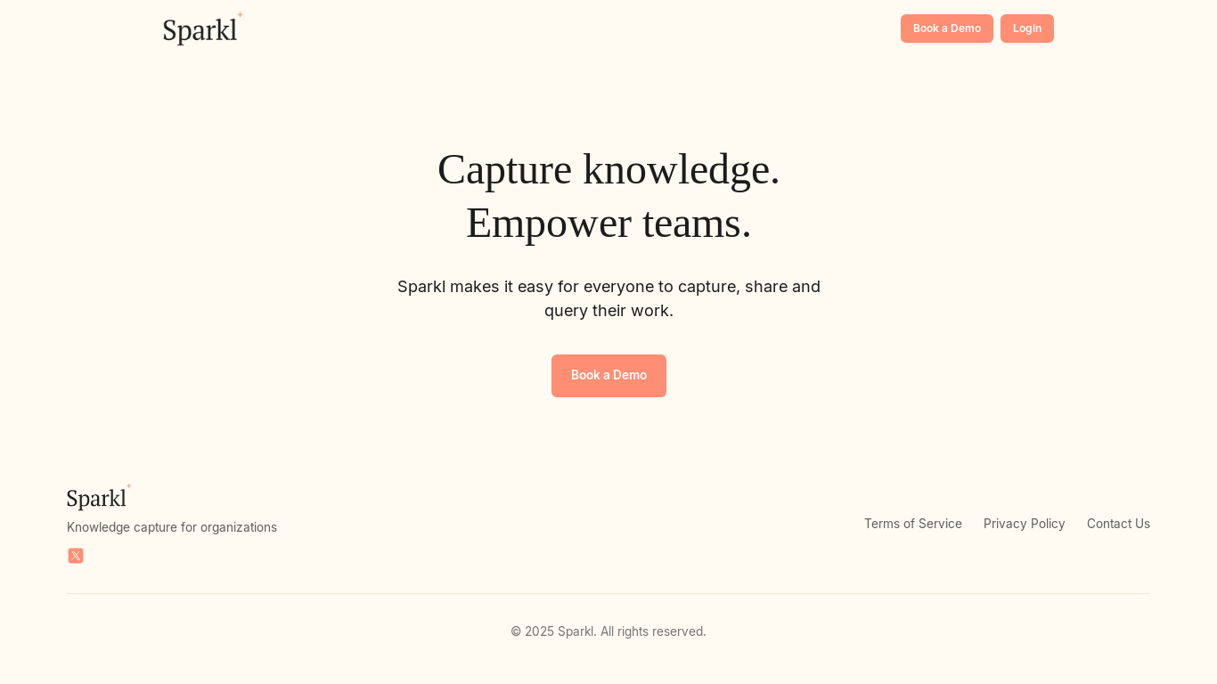 website screenshot of https://sparkl.ai/