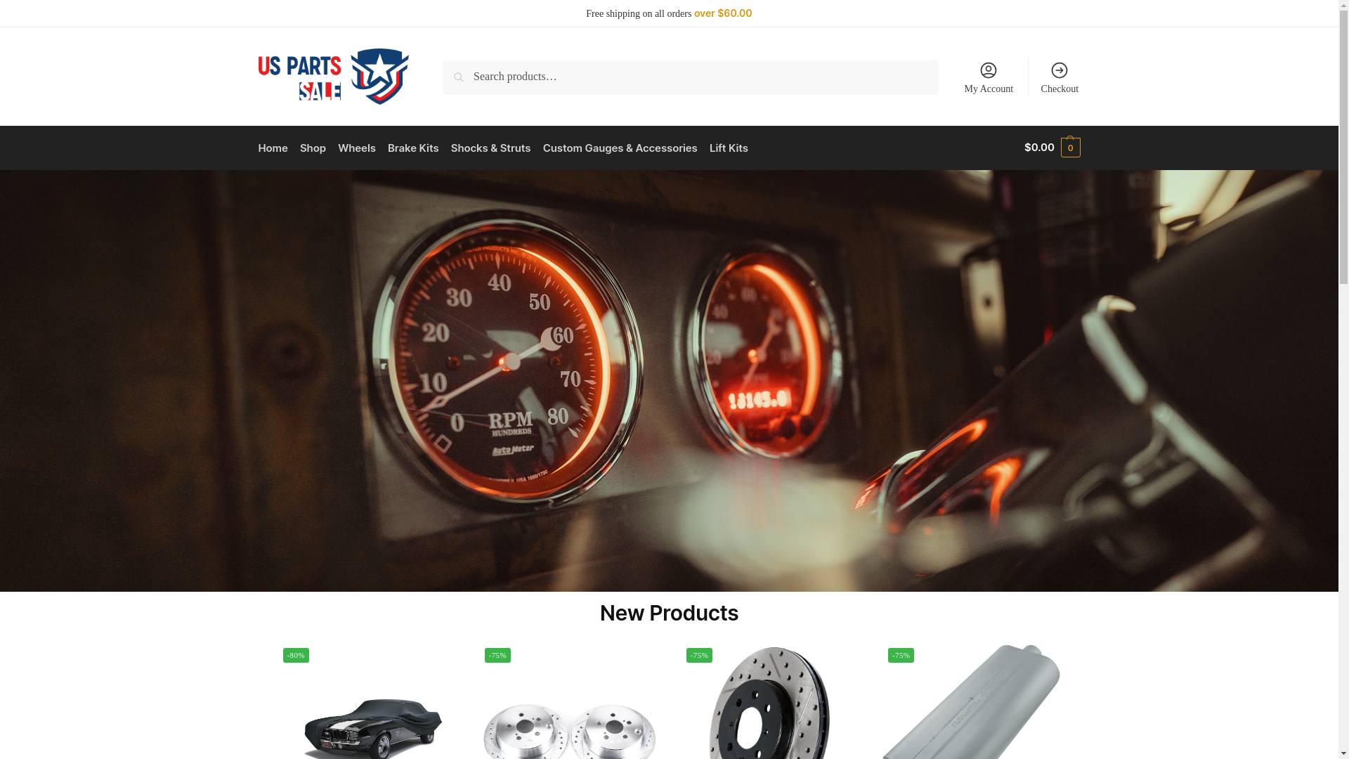 website screenshot of https://uspartssale.com/