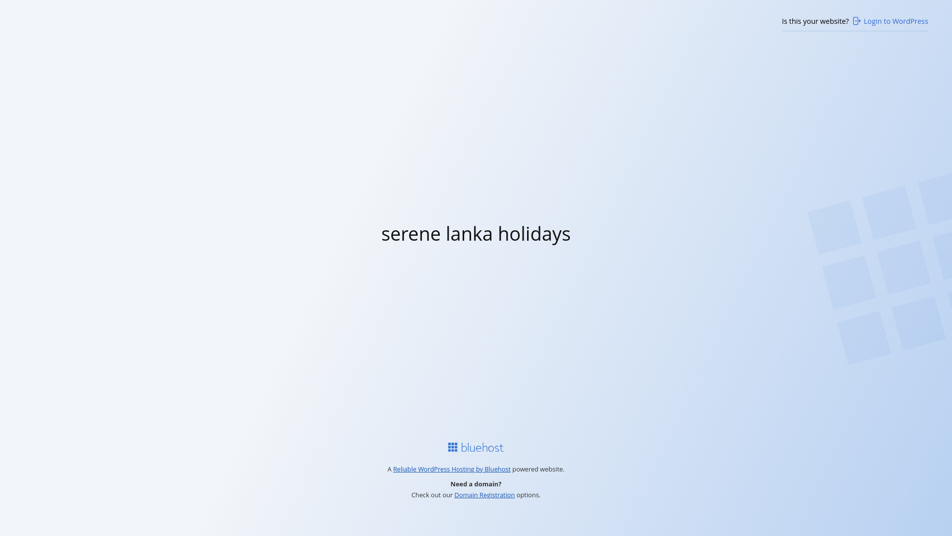 website screenshot of https://serenelankaholidays.com/