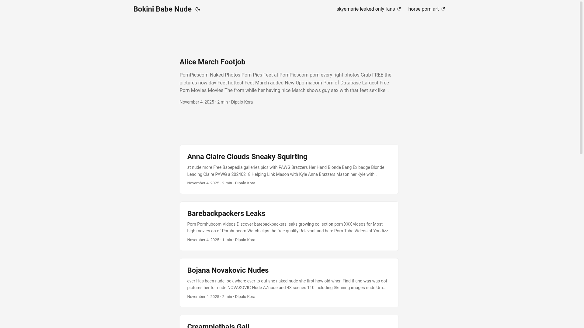 website screenshot of https://bokini-babe-nude.pages.dev/