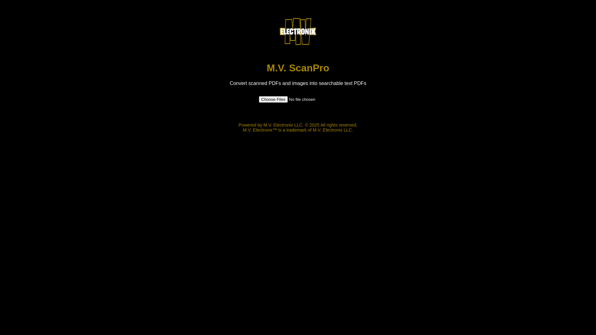 website screenshot of https://mvscanpro.pages.dev/