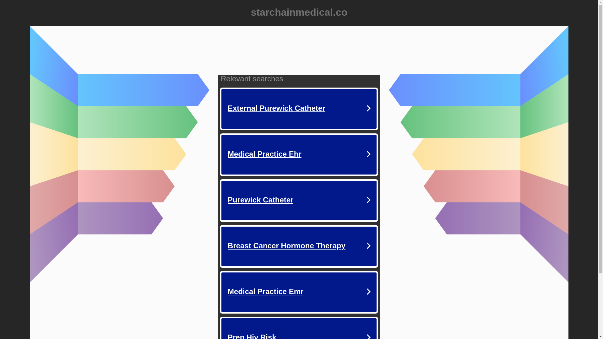 website screenshot of https://starchainmedical.co/
