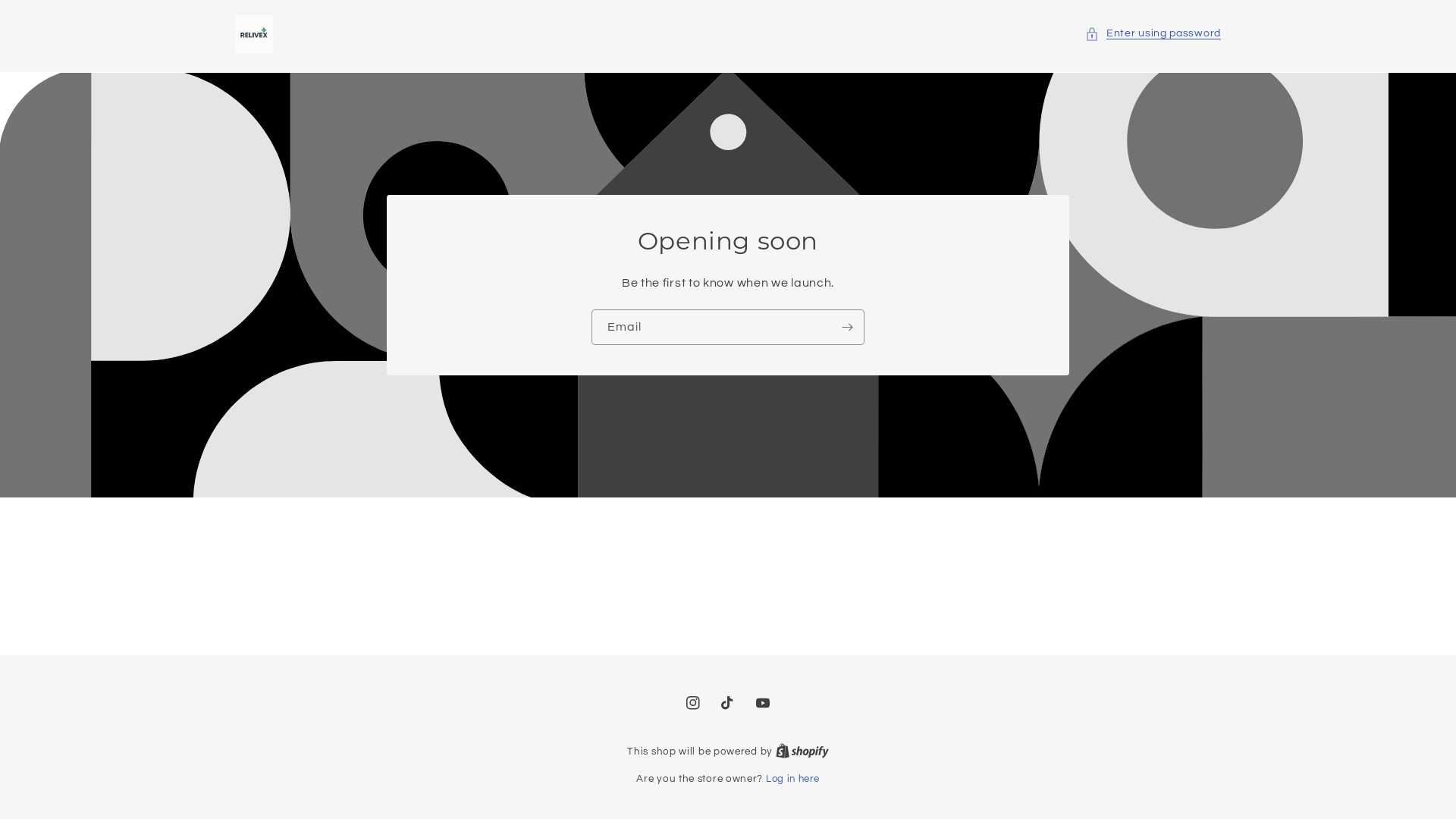 website screenshot of https://tryrelivex.com/