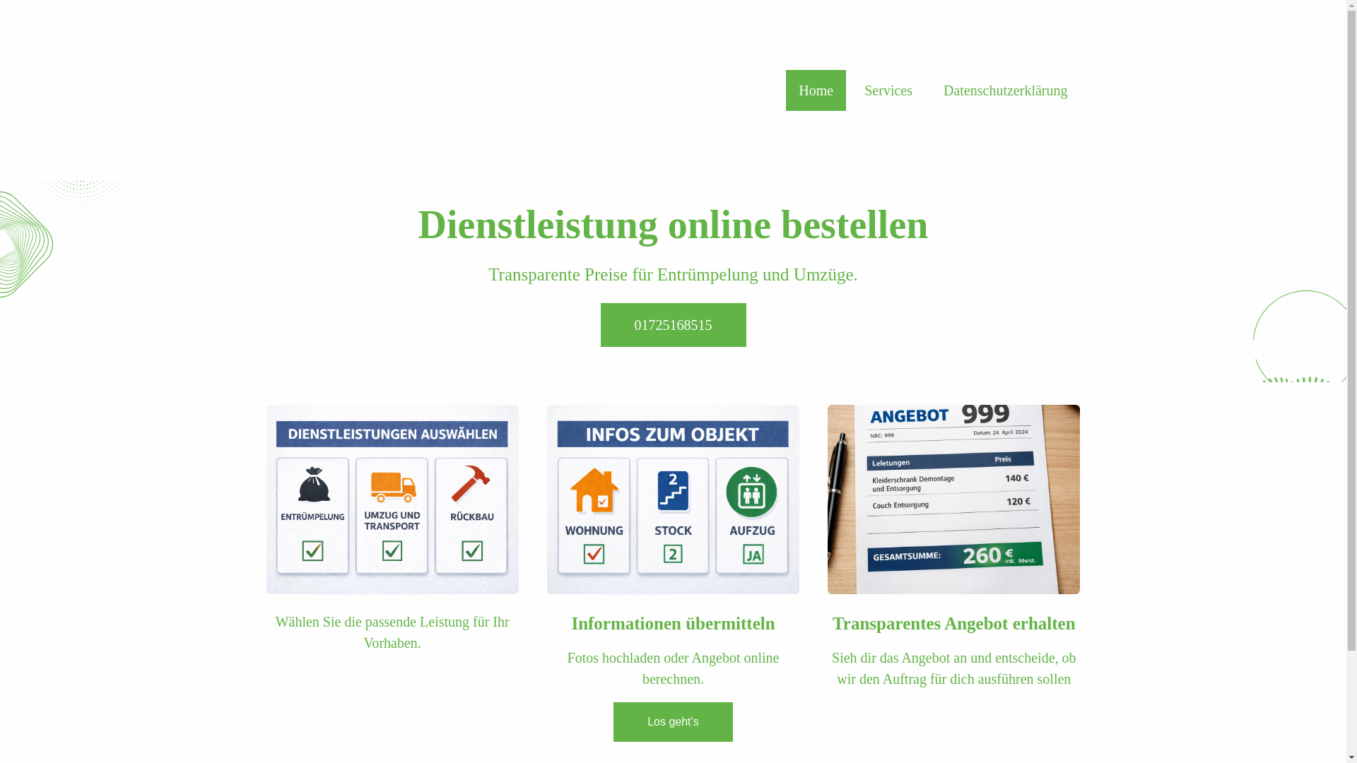 website screenshot of https://clarity24.de/