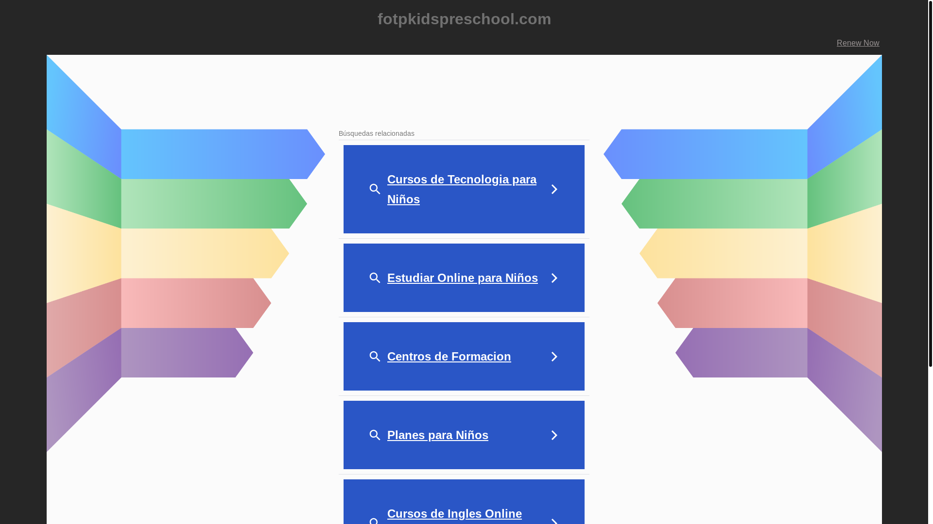website screenshot of https://fotpkidspreschool.com/