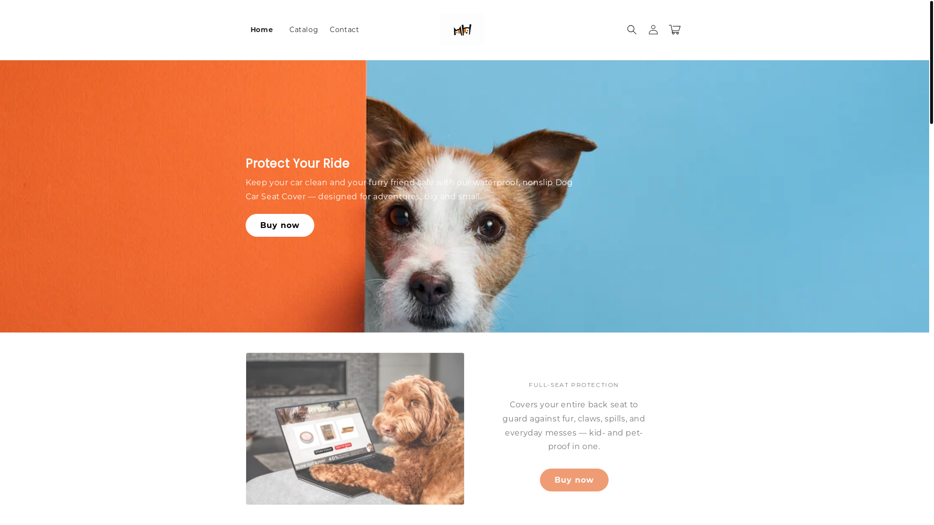 website screenshot of https://birdsandbarks.store/