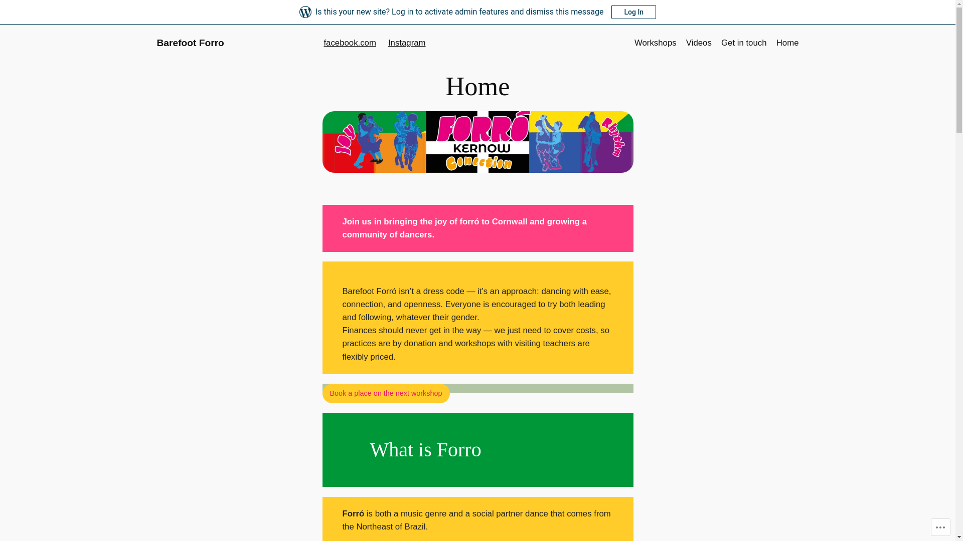 website screenshot of https://barefootforro.uk/