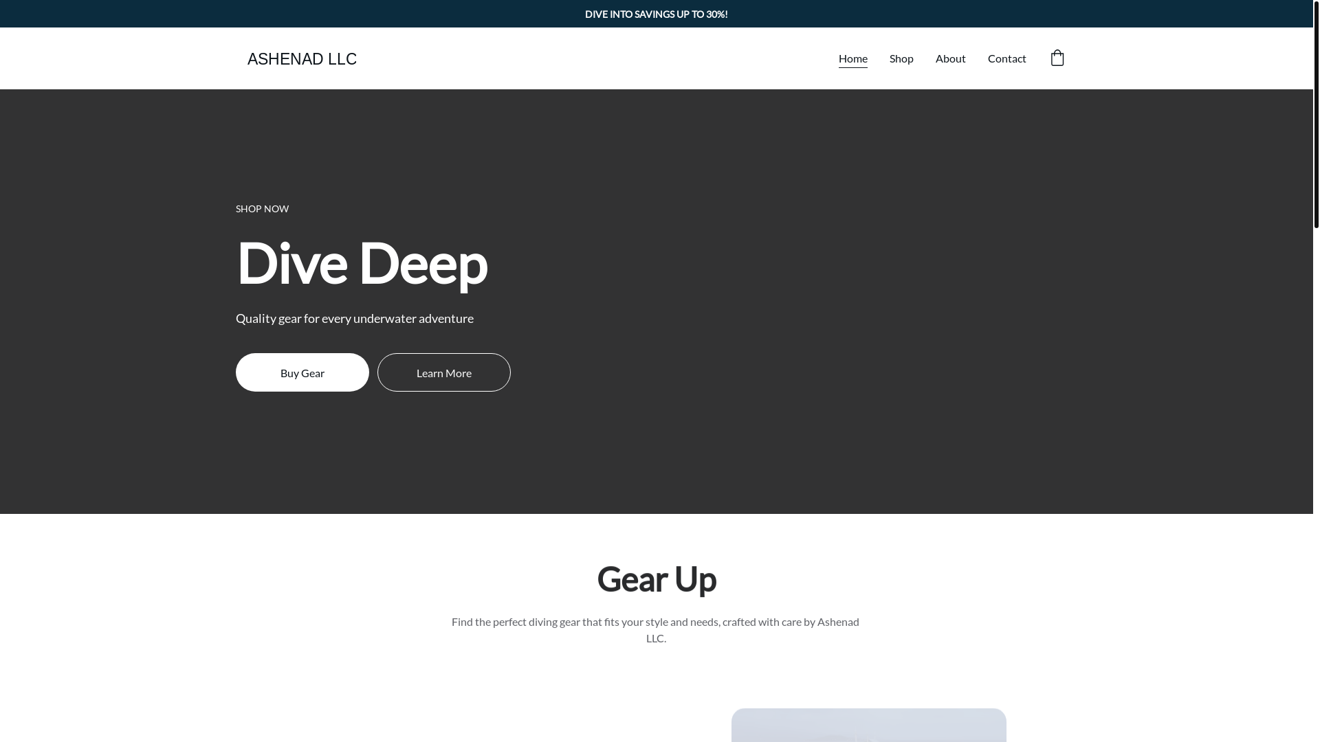 website screenshot of https://ashenad.online/