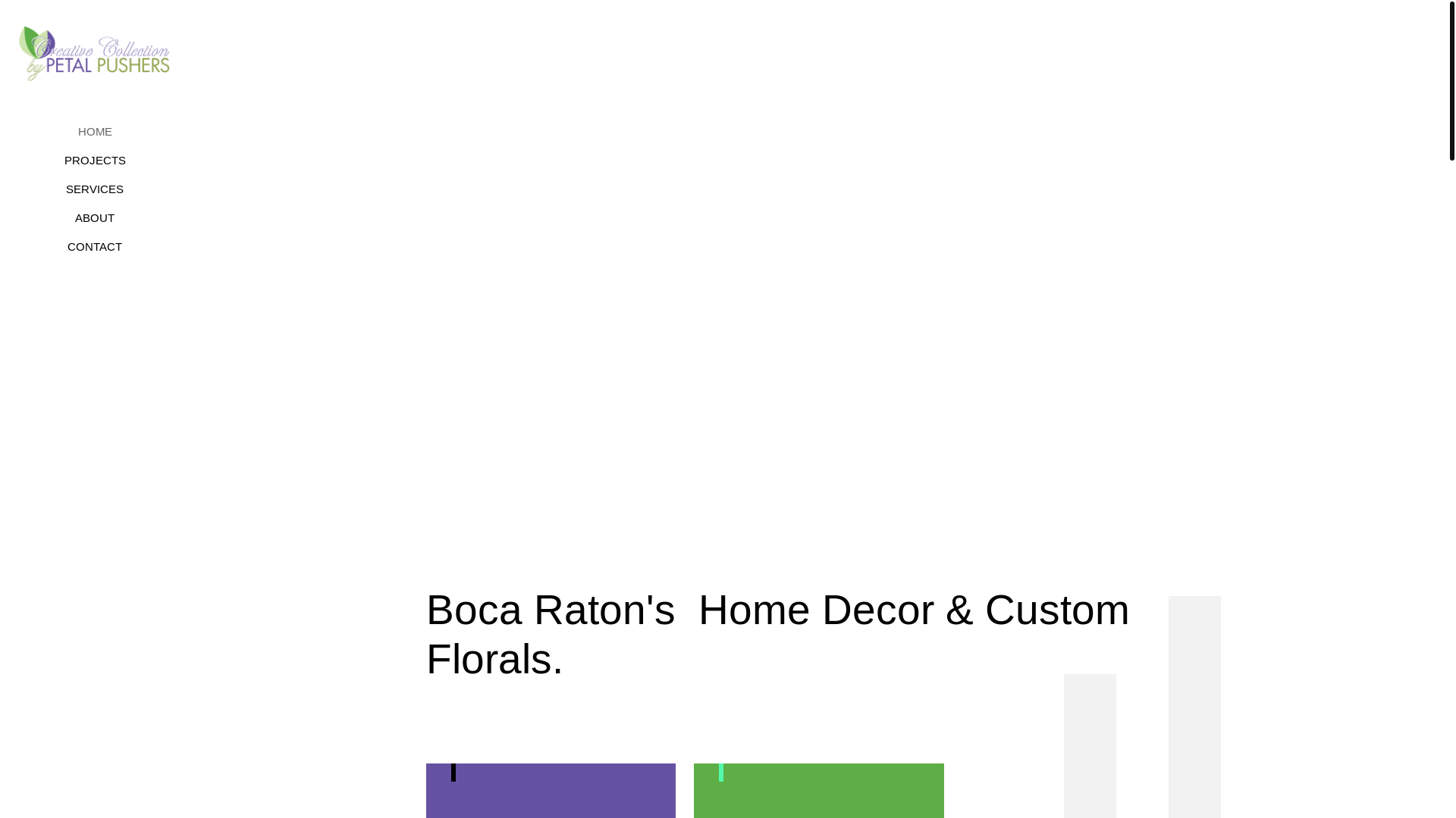website screenshot of https://creativecollectionboca.com/