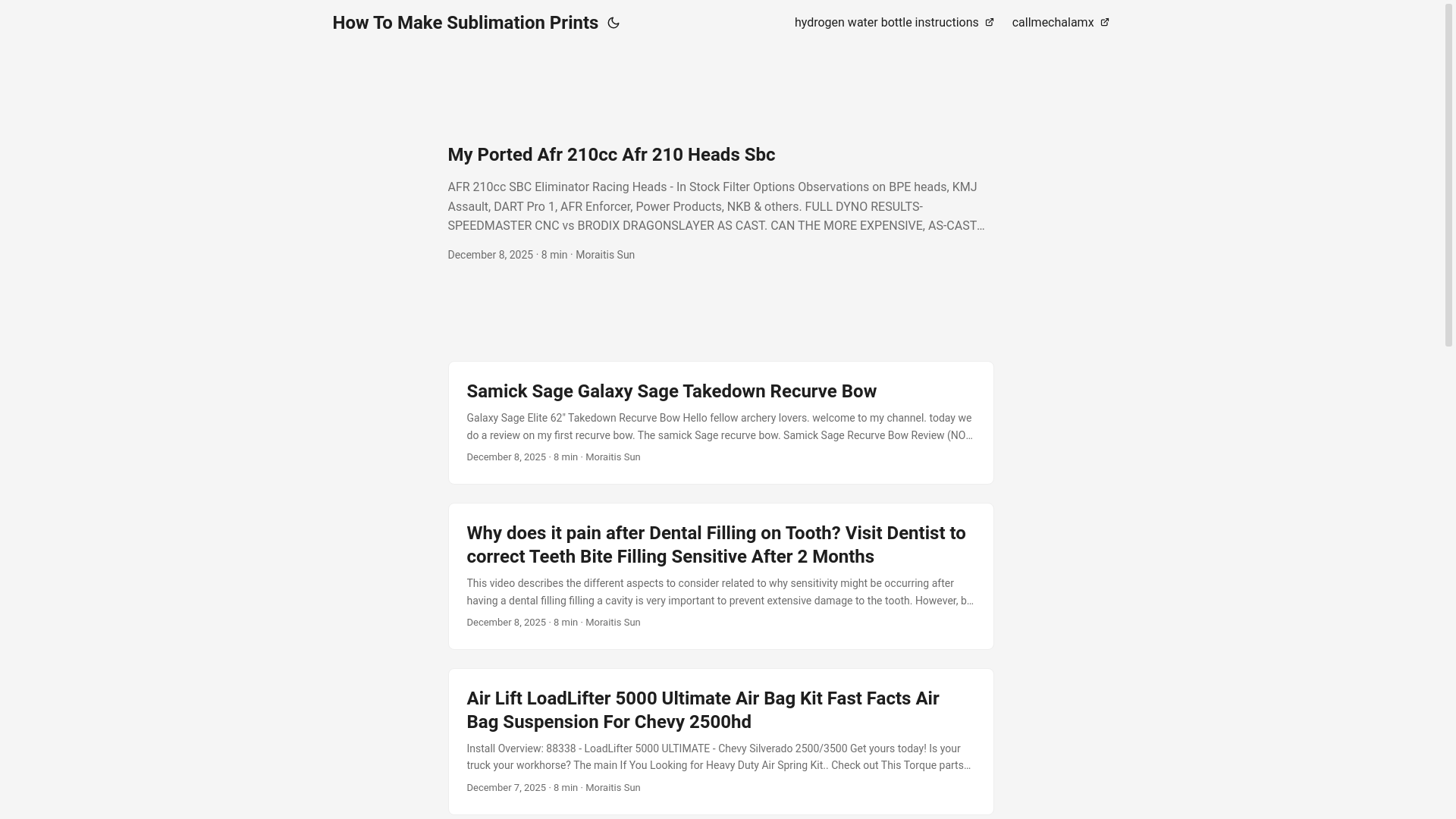 website screenshot of https://howtomakesublimationprints.pages.dev/