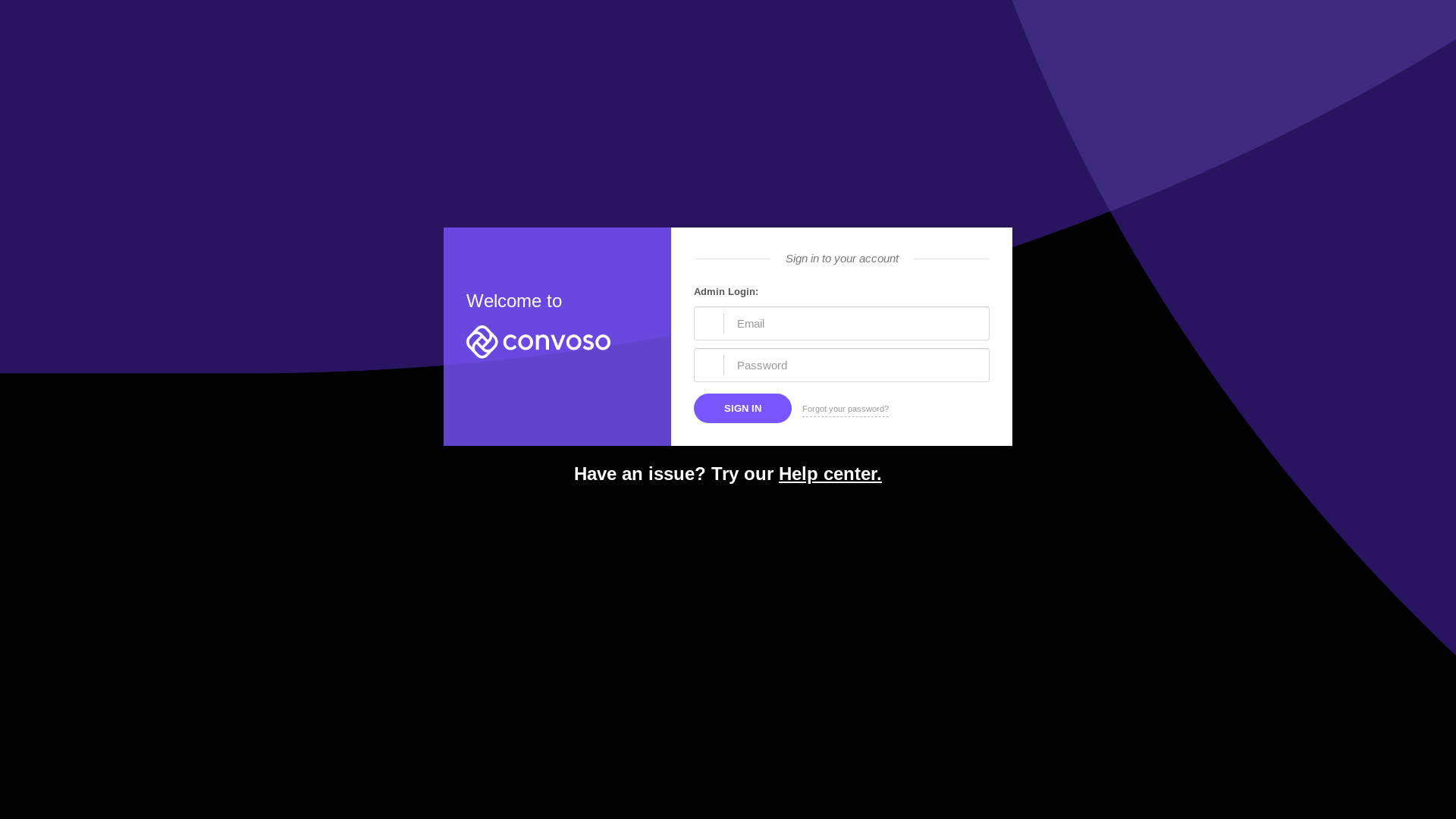 website screenshot of https://admin.convoso.com/