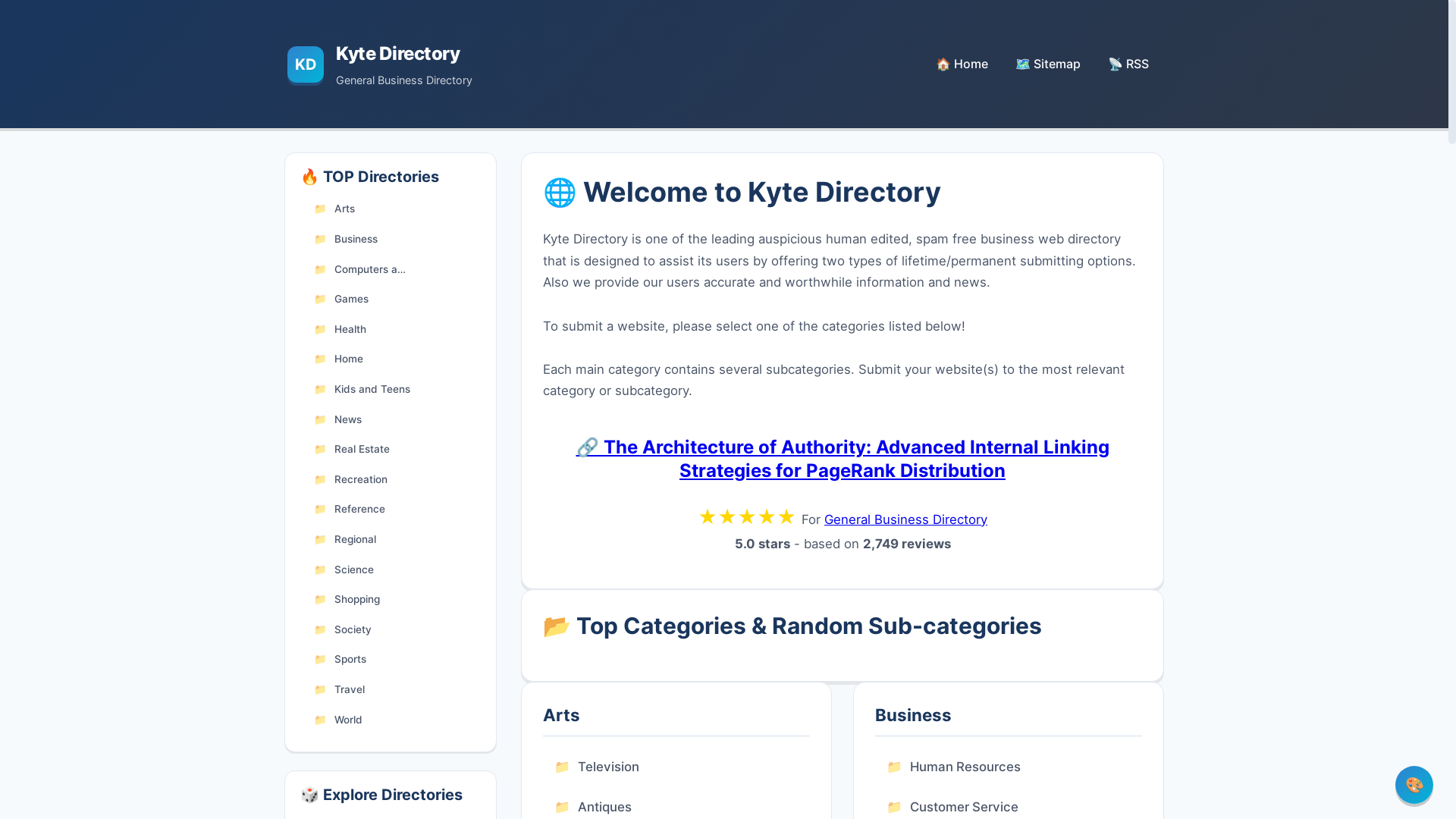 website screenshot of https://kyte.web.id/