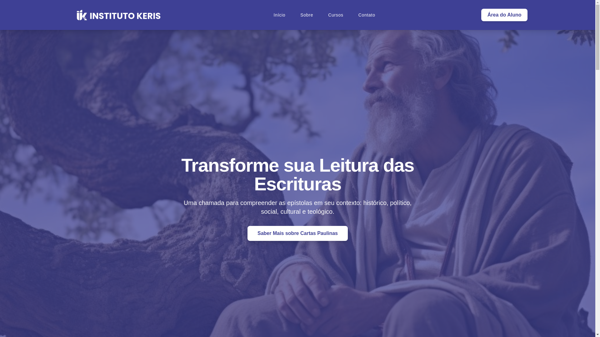 website screenshot of https://institutokeris.com.br/