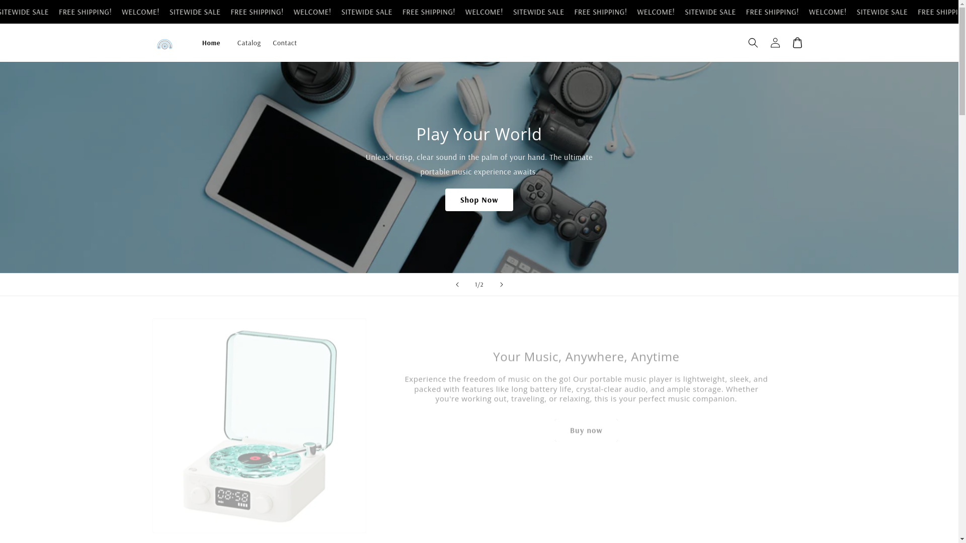 website screenshot of https://allelectronicsgadgets.store/